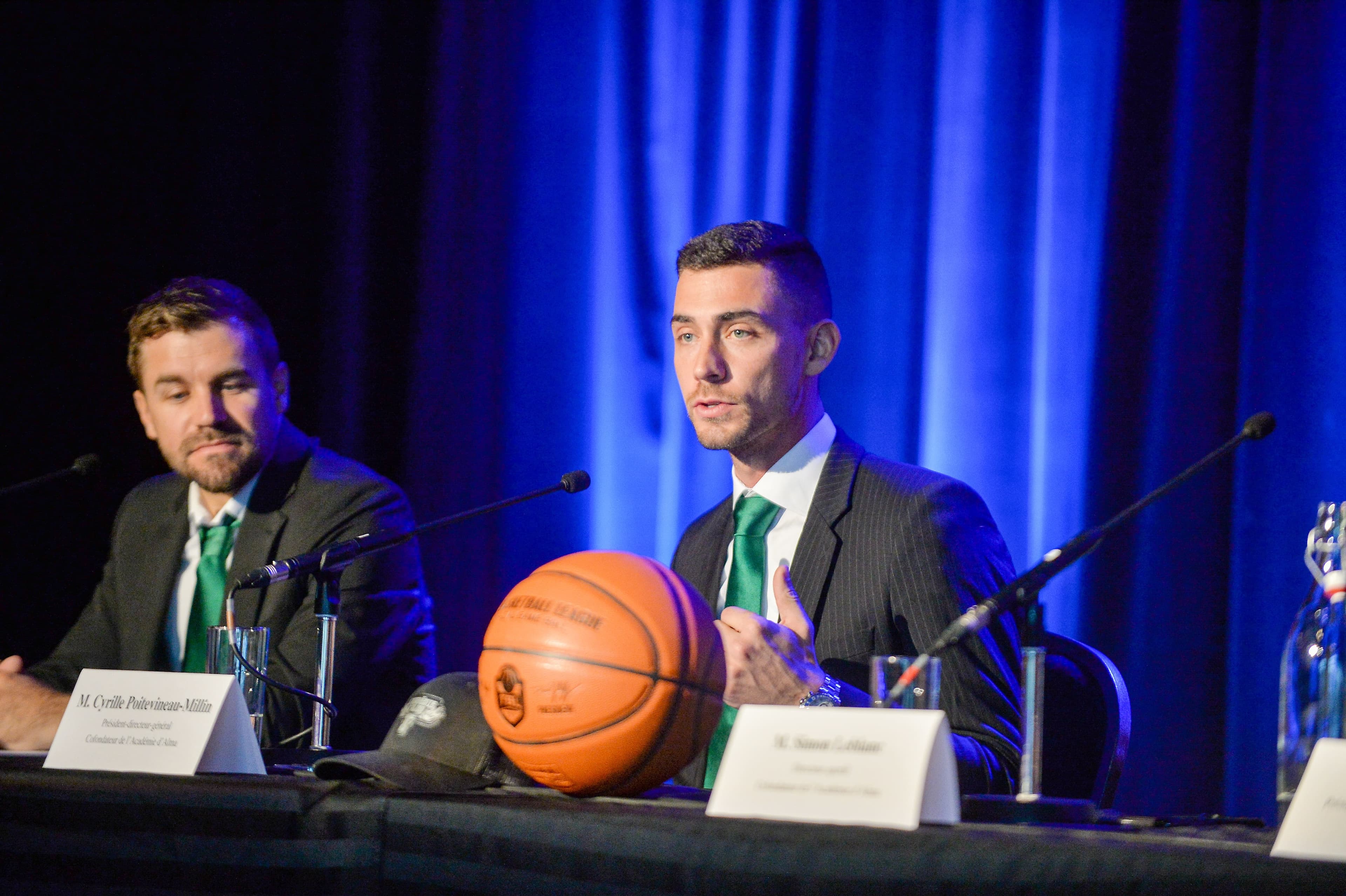 Les Pionniers, de la Basketball Super League, joueront à Québec à compter de décembre prochain. Sur la photo: Cyrille Poitevineau-Millin, le président-directeur général et fondateur des Pionniers.