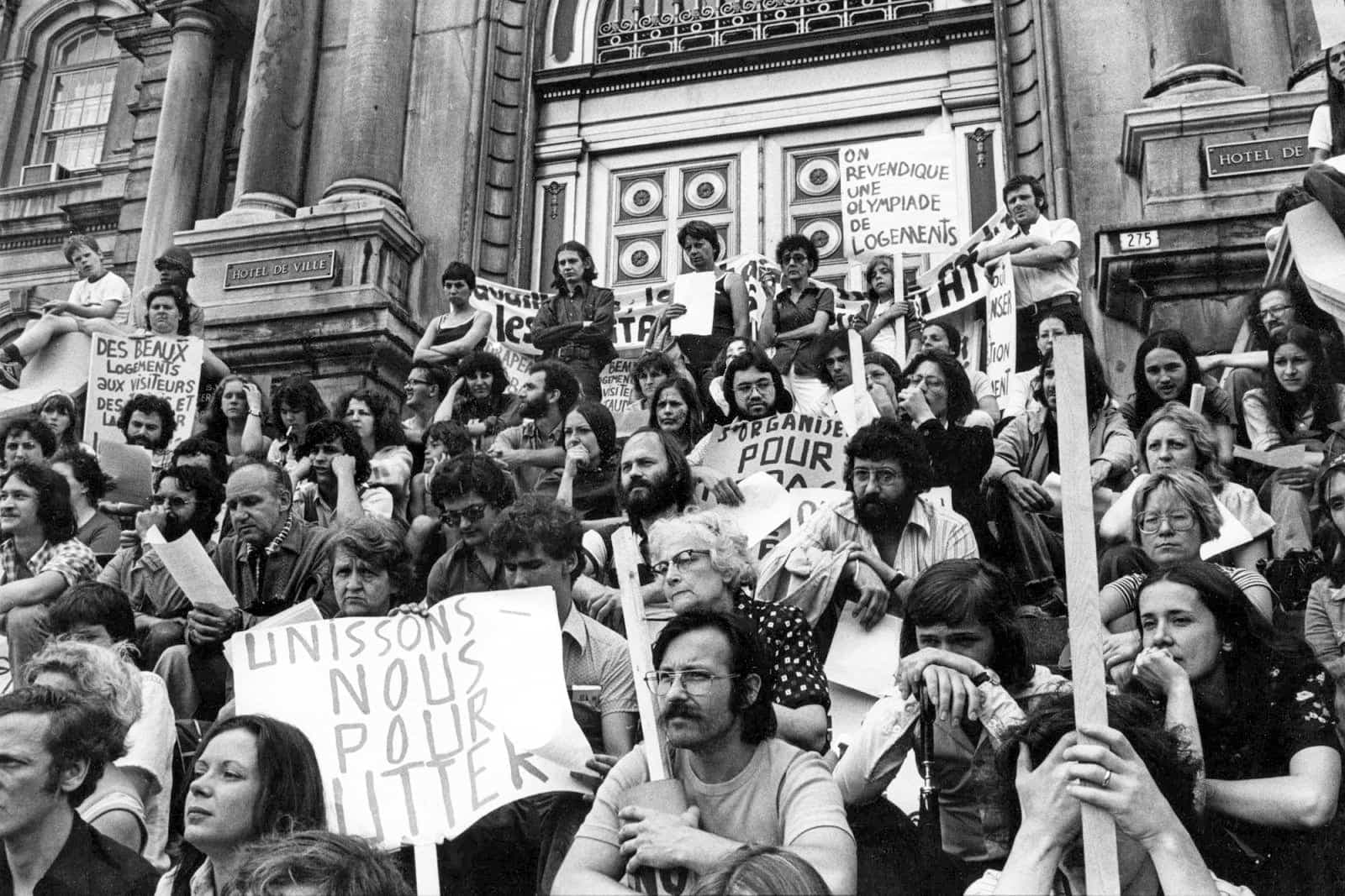 Au début des années 1970, des citoyens engagés se regroupent pour défendre leurs droits en tant que locataires.
