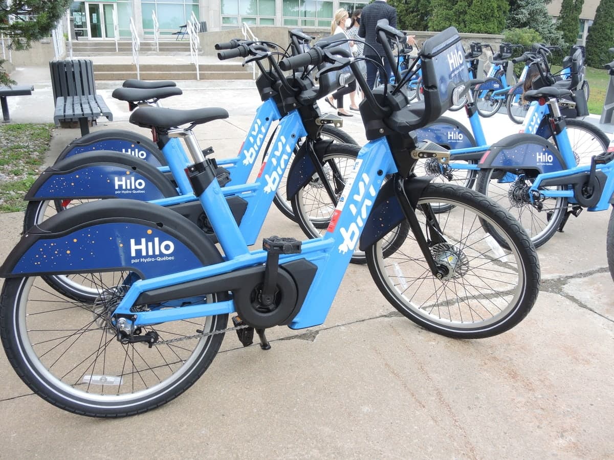 Les BIXI électriques sont bleus