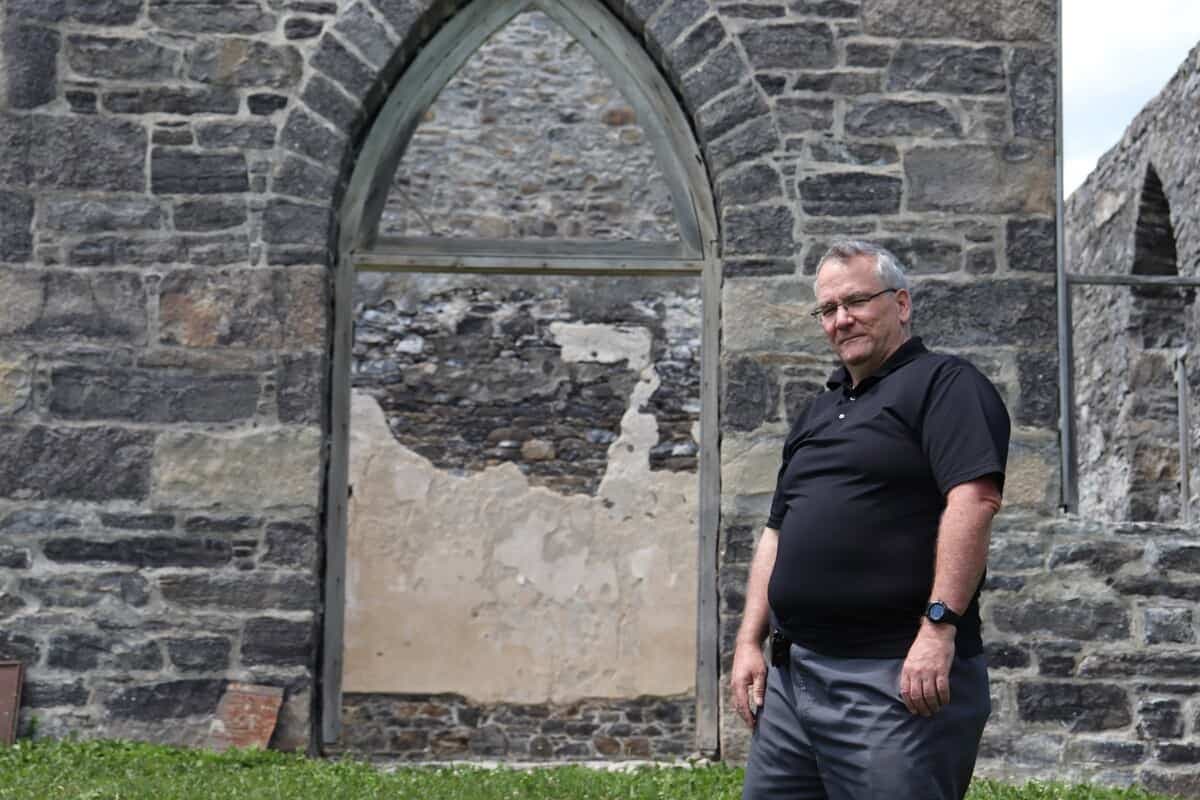 Le président de la Société historique de Saint-Anicet, Luc Quenneville