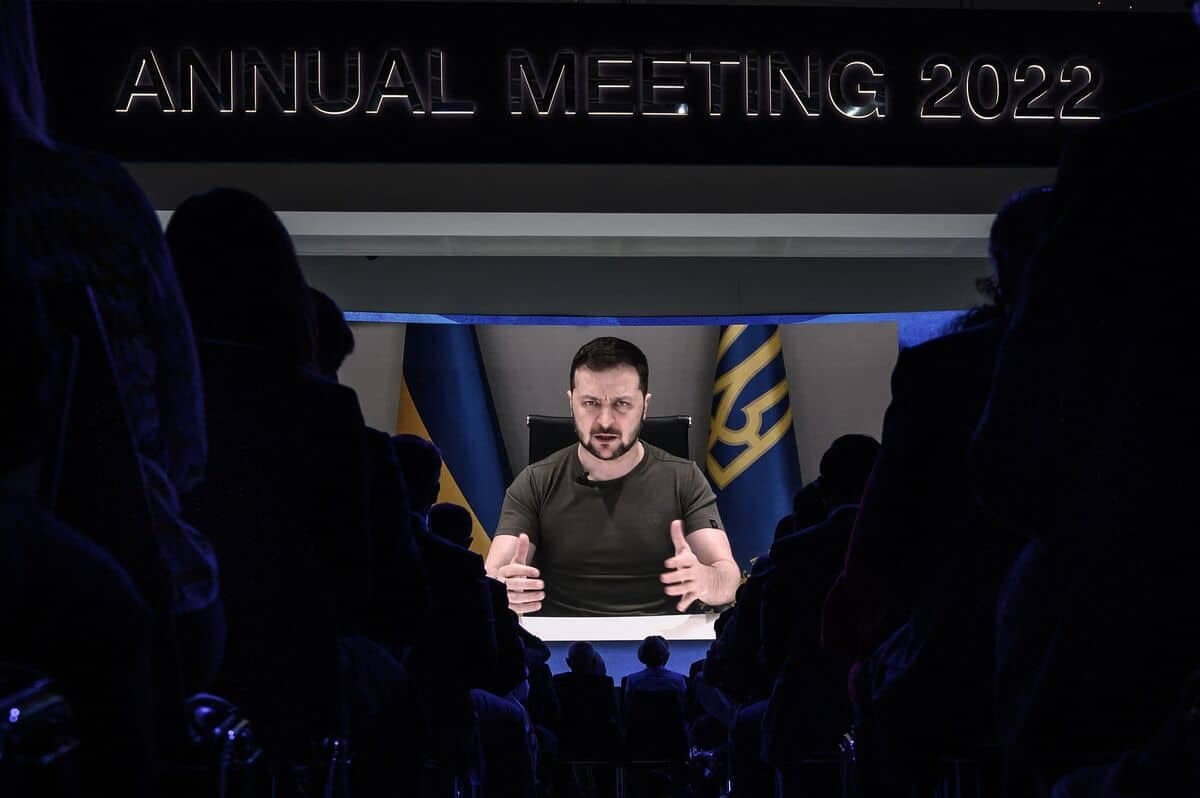 Le président ukrainien Volodymyr Zelensky