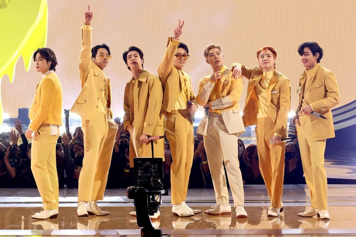 Le groupe de K-pop BTS