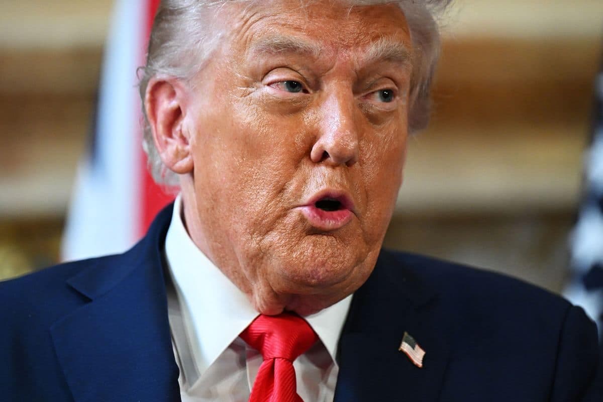 Le président des États-Unis, Donald Trump