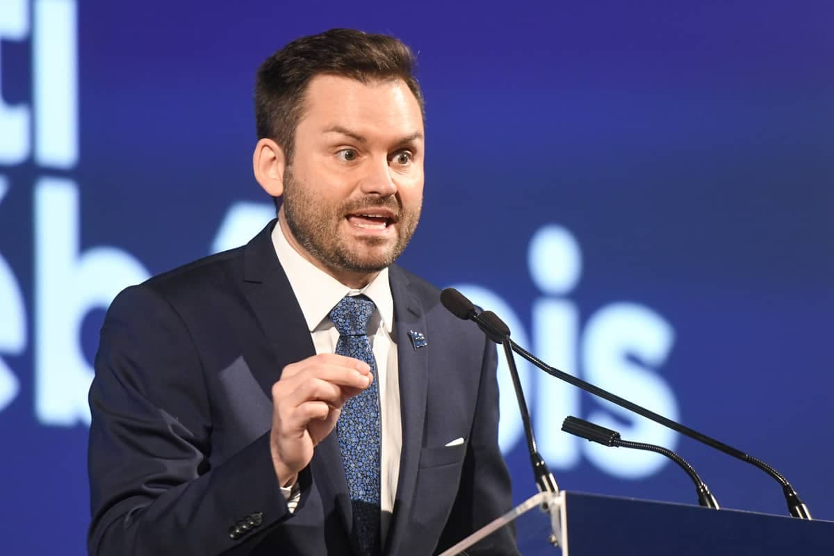 Le chef du Parti Québécois, Paul St-Pierre Plamondon.
