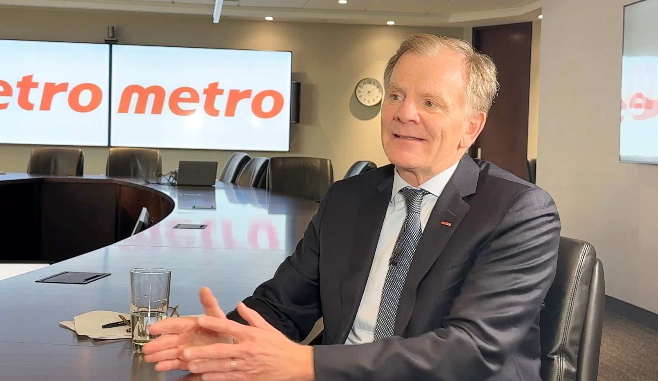 Eric La Flèche, PDG de Metro, négocie avec 3000 de ses fournisseurs pour limiter l'impact des droits de douane.