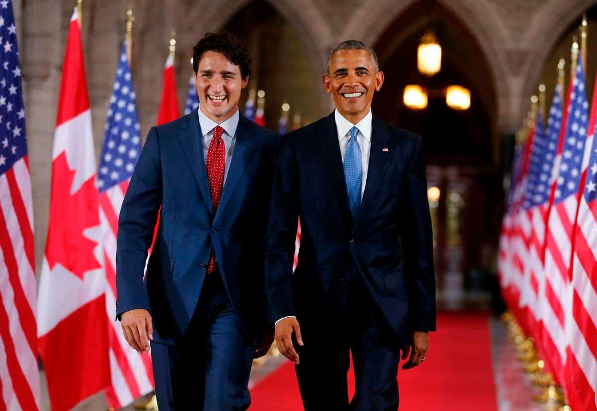 Justin Trudeau et Barack Obama en juin 2016.