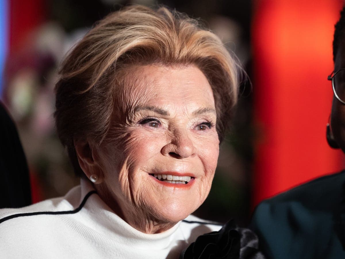 Janette Bertrand a fêté son 100e anniversaire au salon d’exposition de la Place des Arts, à Montréal, le mardi 25 mars 2025.