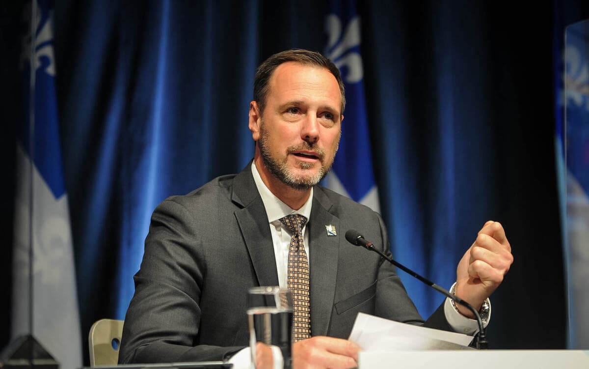 Le ministre de l'Éducation, Jean-François Roberge