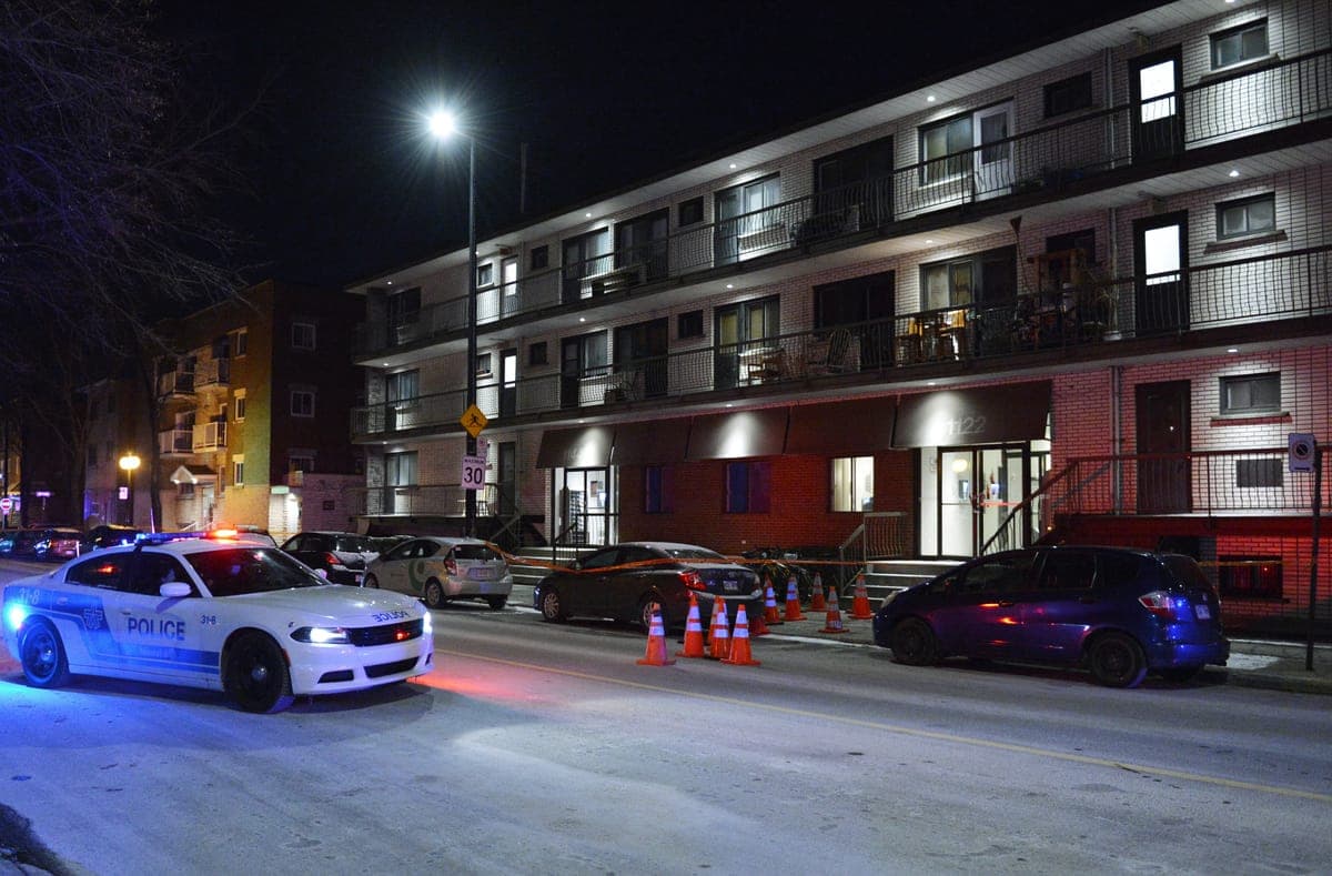 Des coups de feu ont blessé un homme dans une zone résidentielle de Villeray en décembre 2020.