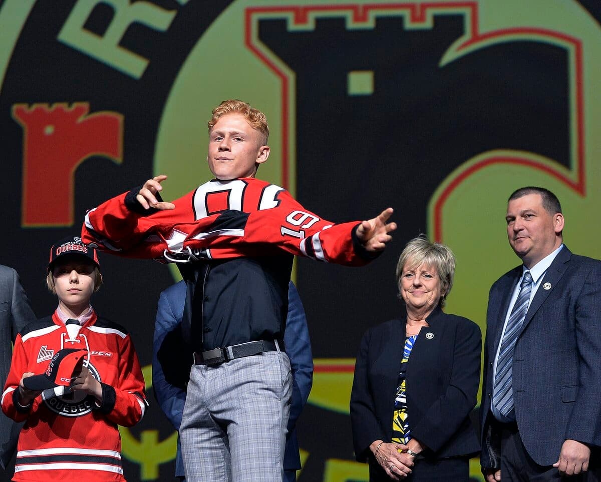 Les Remparts avaient jeté leur dévolu sur Nathan Gaucher au huitième rang au total du repêchage de 2019.