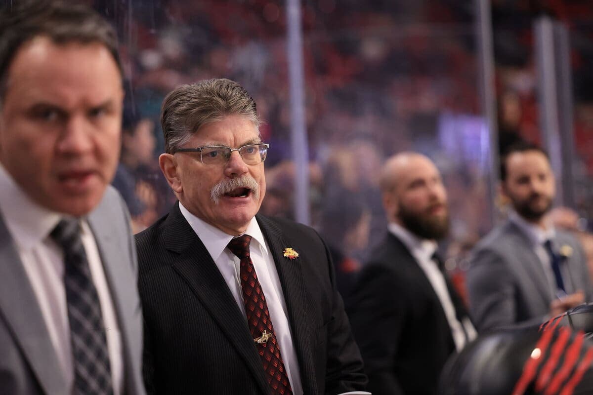 L'entraîneur-chef des Wildcats de Moncton, Gardiner MacDougall.