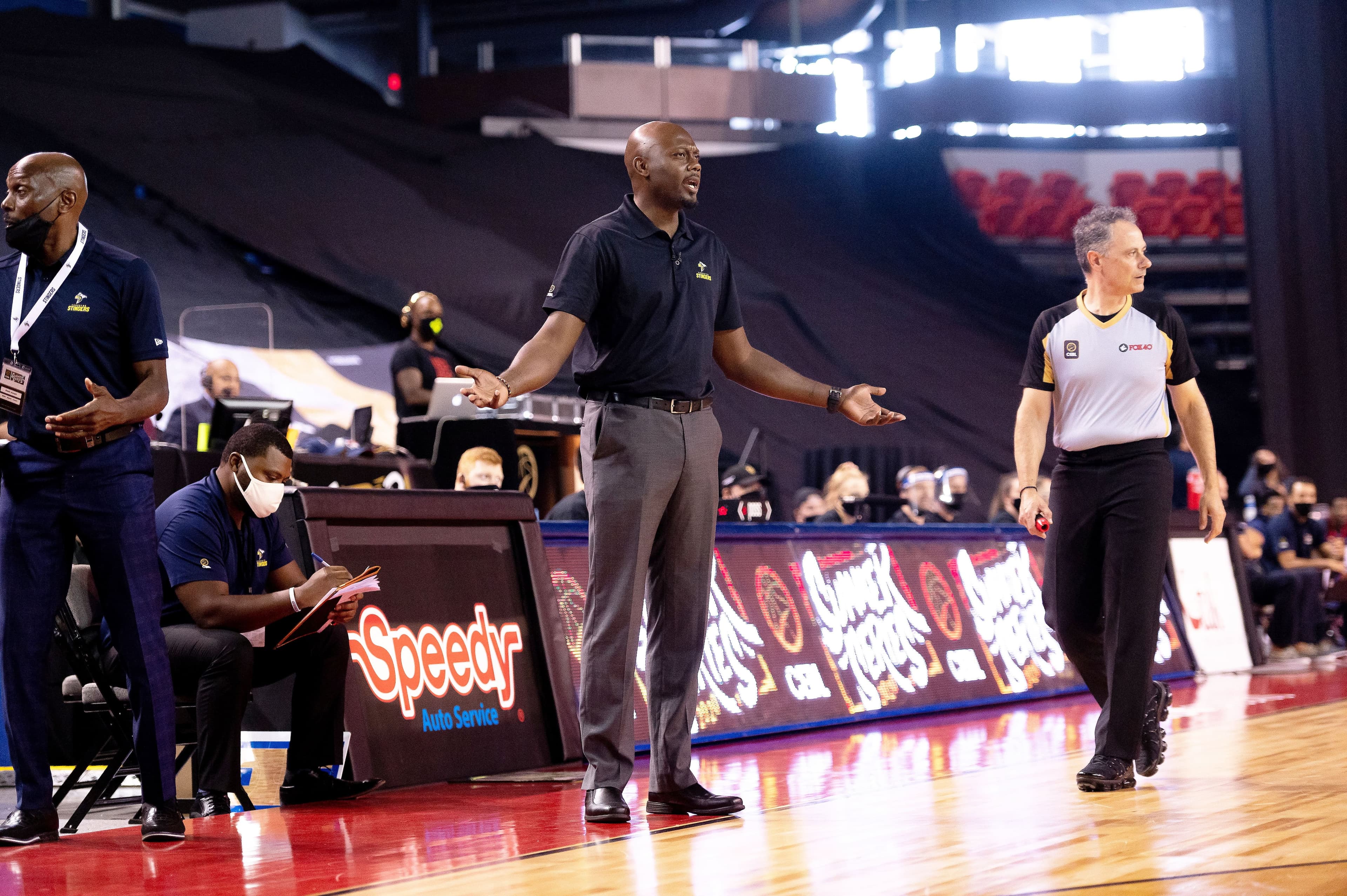 Jermaine Small a dirigé les Stingers d’Edmonton de 2019 à 2022 dans la Ligue élite canadienne de basketball (LECB).