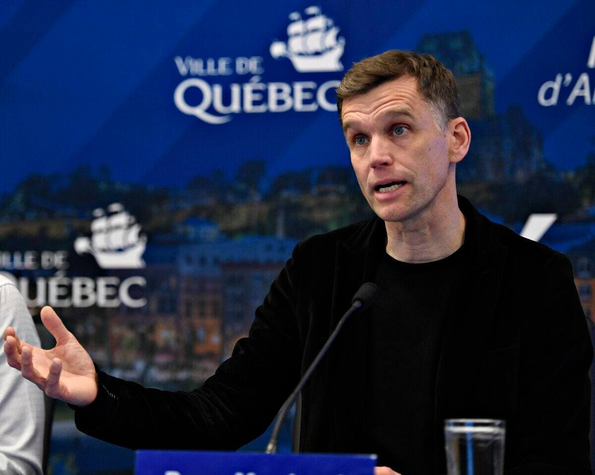 Le maire de Québec, Bruno Marchand