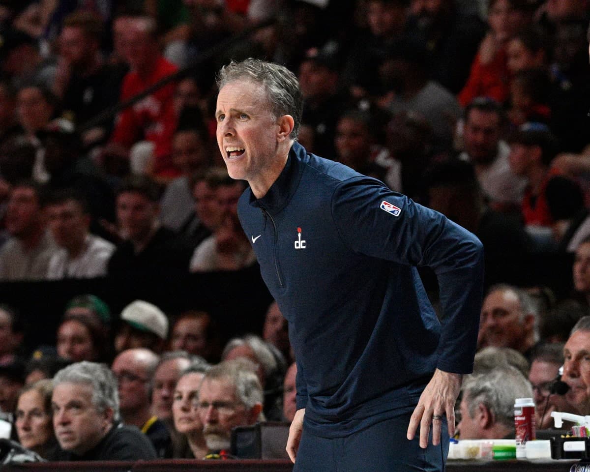 Brian Keefe, entraîneur-chef des Wizards de Washington.