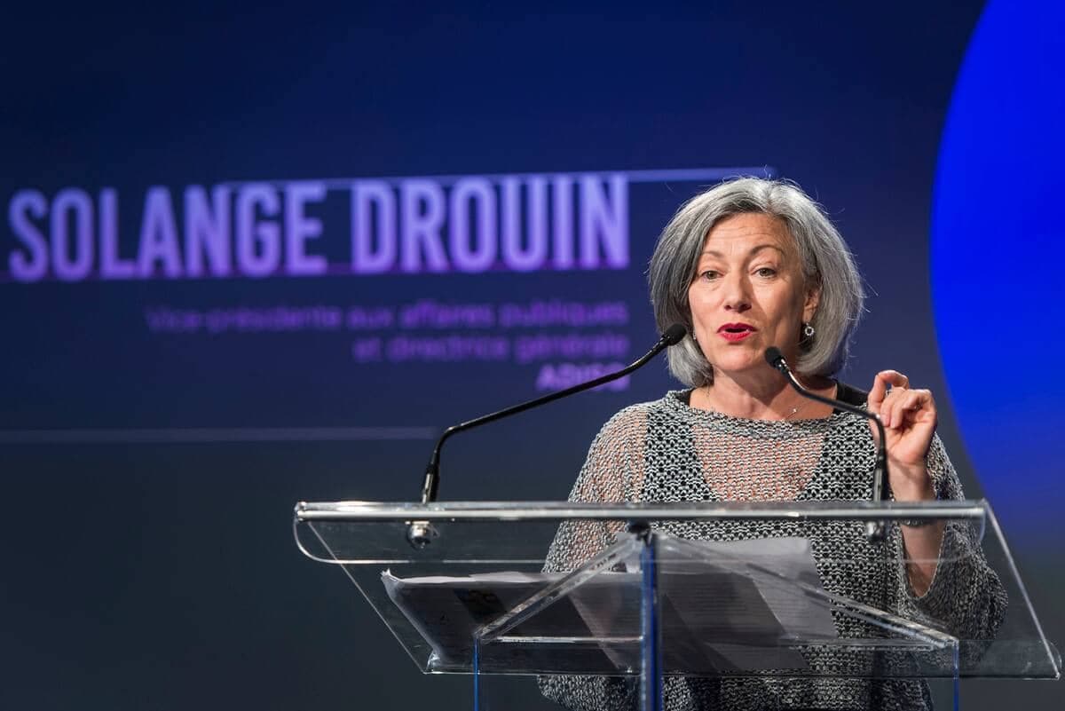 Solange Drouin, vice-présidente aux affaires publiques et directrice générale de l’ADISQ.