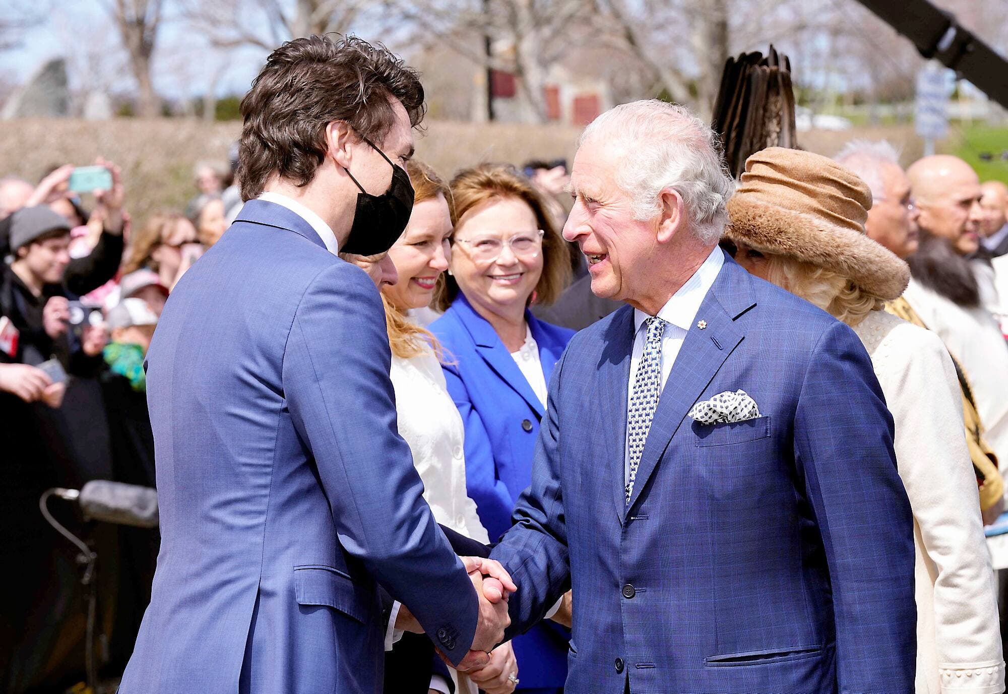 Il a été accueilli par le premier ministre Justin Trudeau.