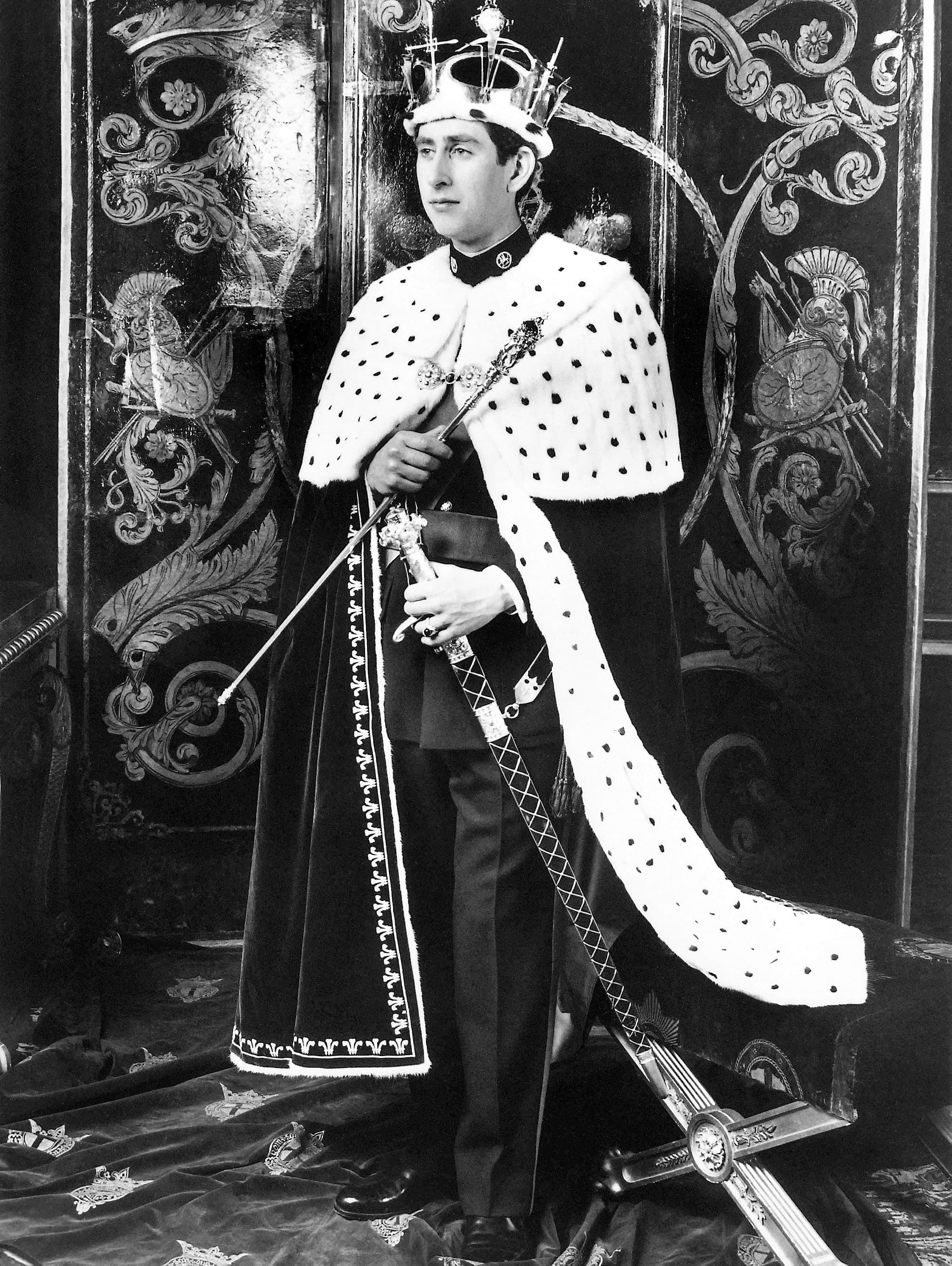 L’intronisation de Charles en tant que nouveau Prince de Galles en 1969.