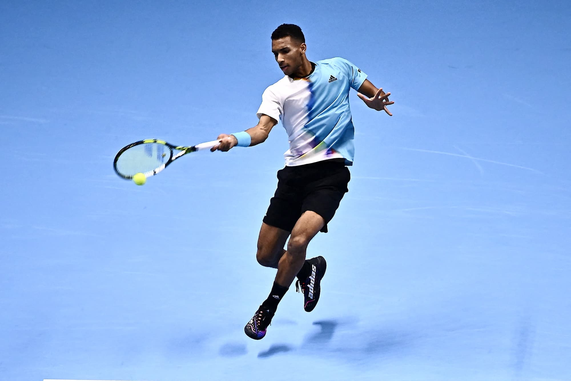 Félix Auger-Aliassime lors de sa défaite de dimanche contre Casper Ruud.