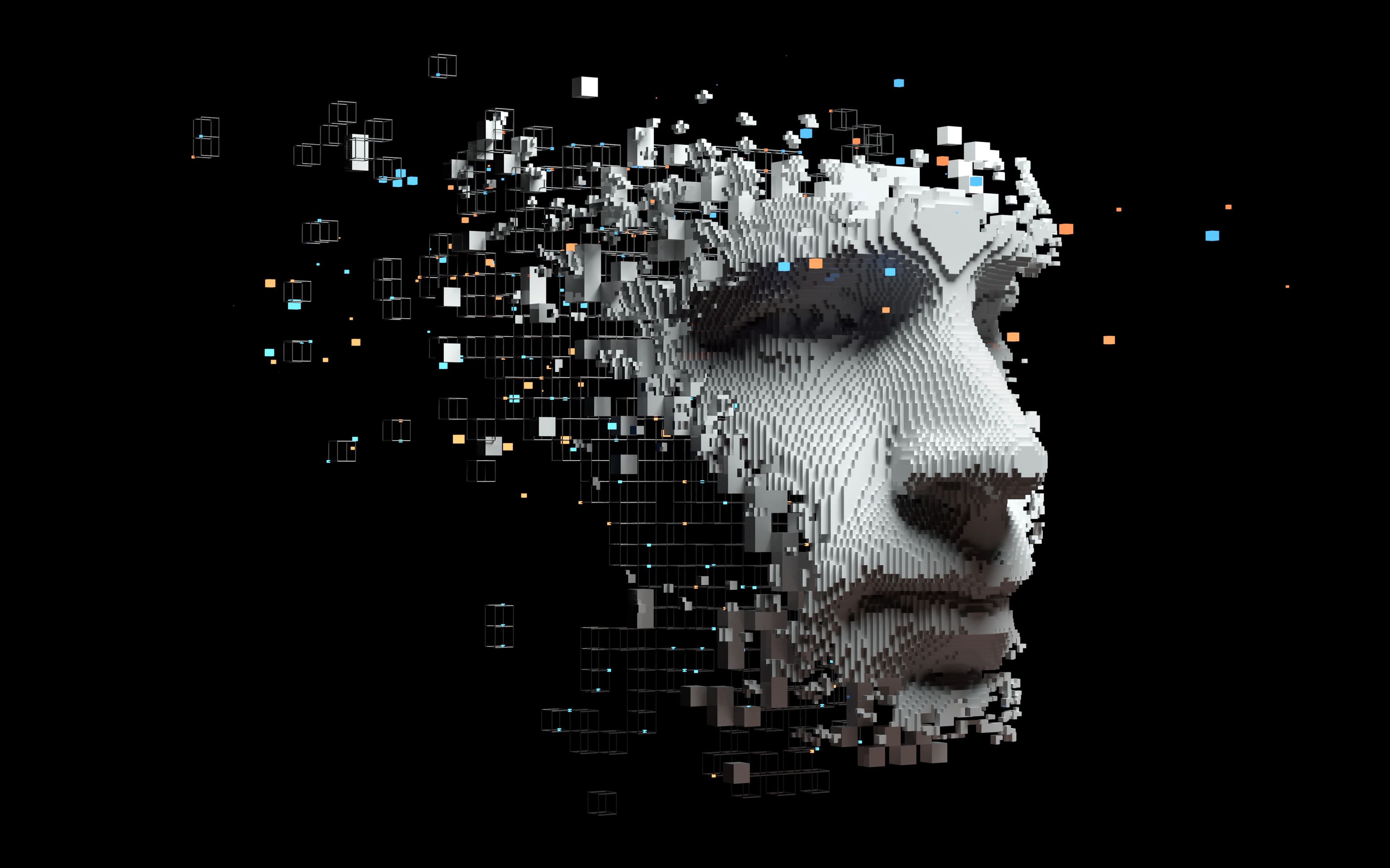 Bloc intelligence artificielle IA AI artificial intelligence