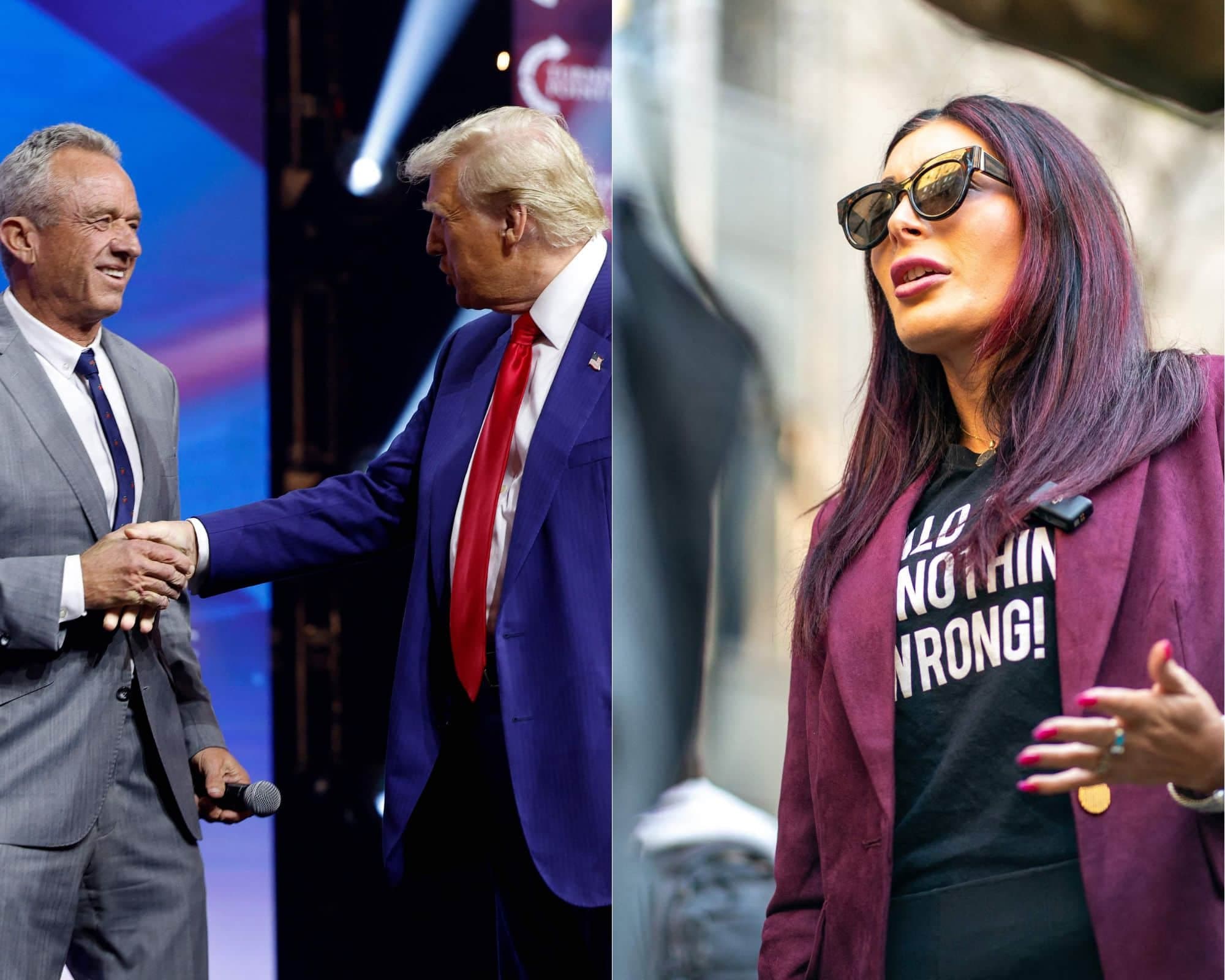 Robert F. Kennedy, Dondald Trump et Laura Loomer