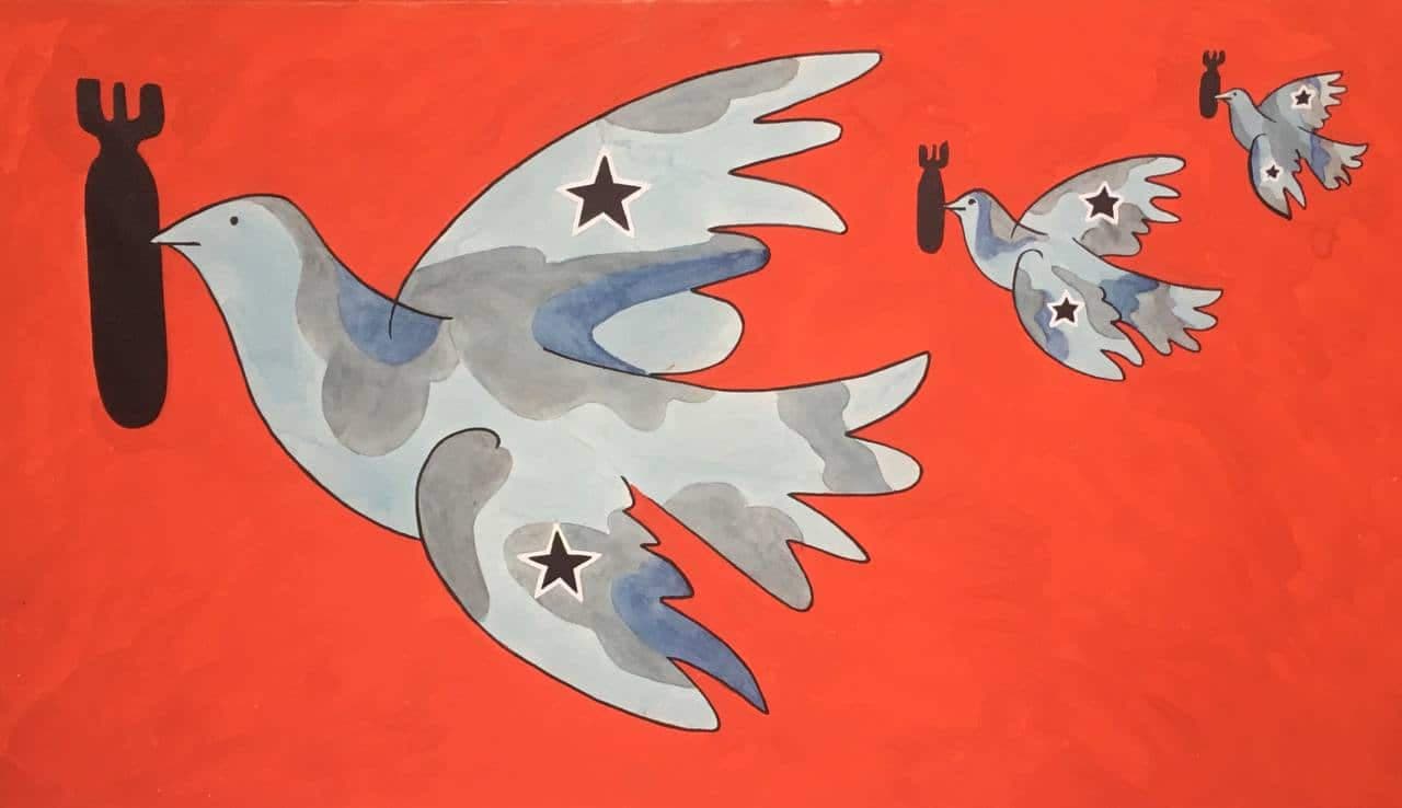 Illustration de l’artiste Mykhailo Hrudiy