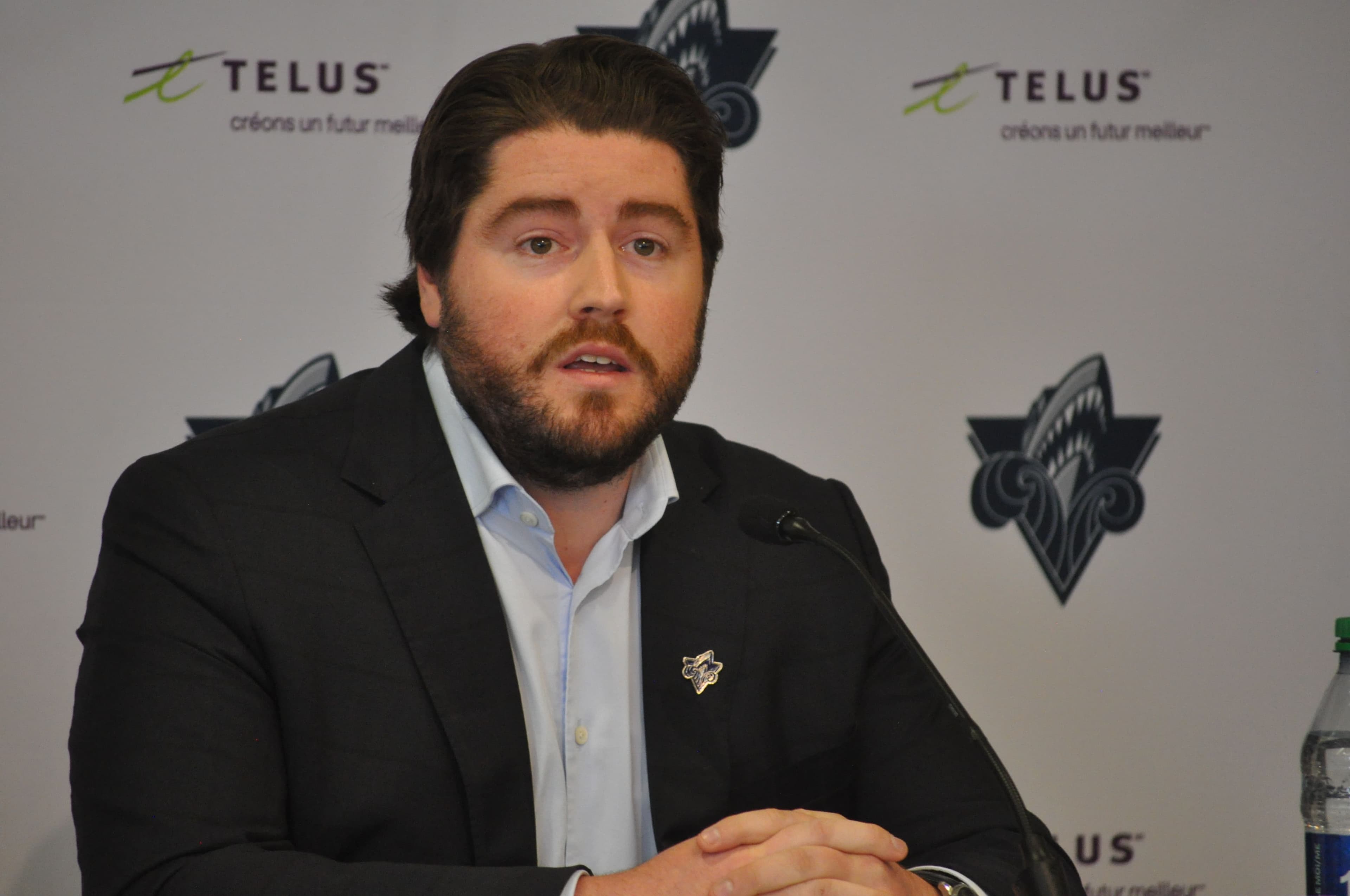 Le président et copropriétaire de l’Océanic, Alexandre Tanguay, a parlé d’une saison de hauts et de bas lors du bilan de sa formation, mardi à Rimouski.