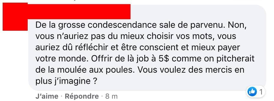 Capture d'écran / Facebook
