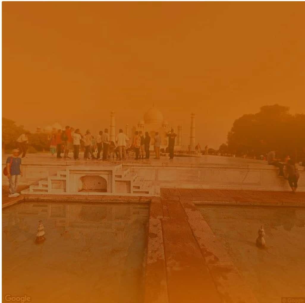 Le Taj Mahal, en Inde