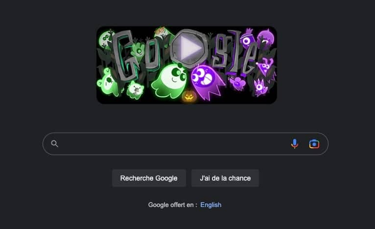 Capture d'écran Google