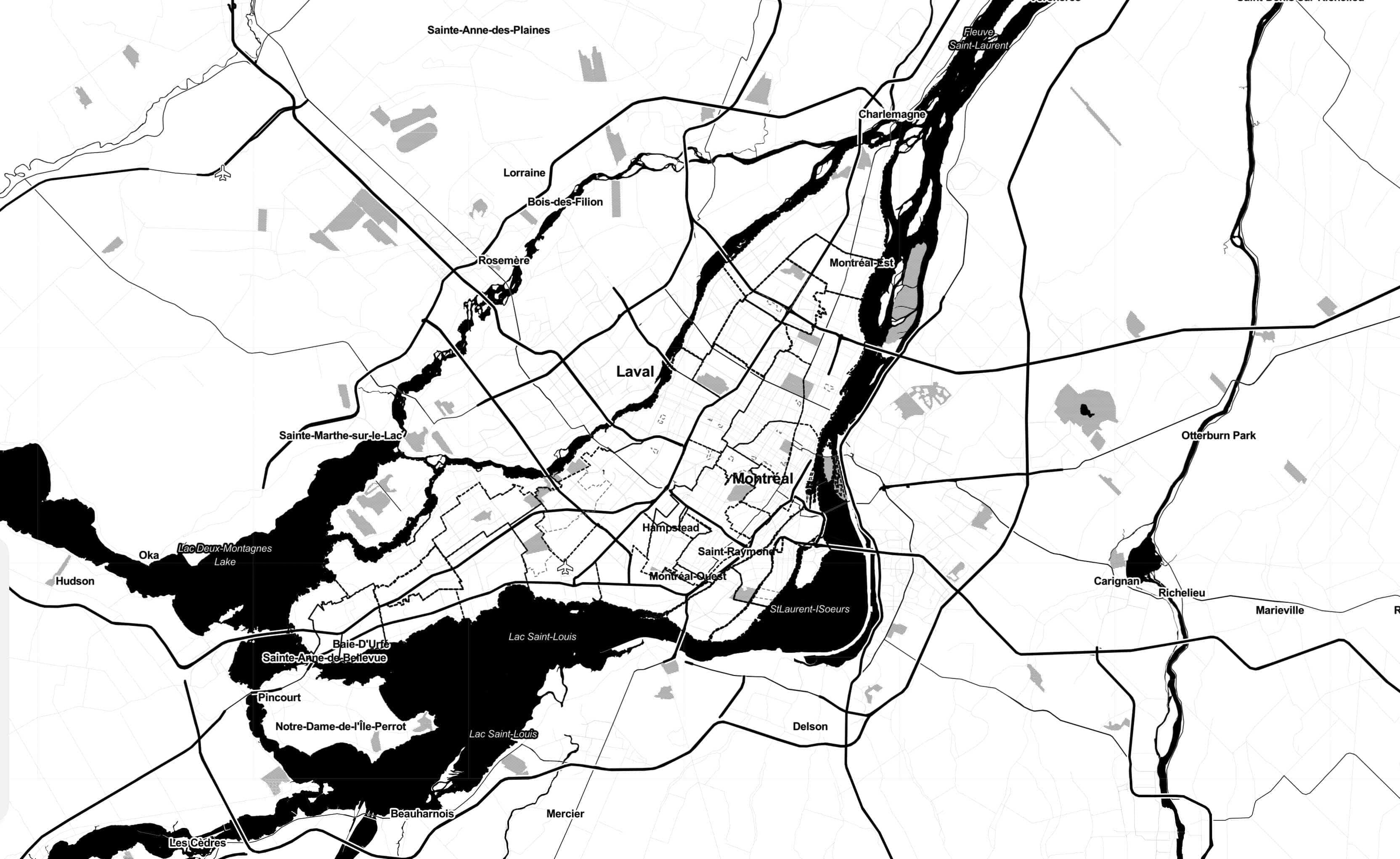 Il sera possible de voir les points chauds des interpellations sur cette carte interactive du site internet stopmtl.ca.