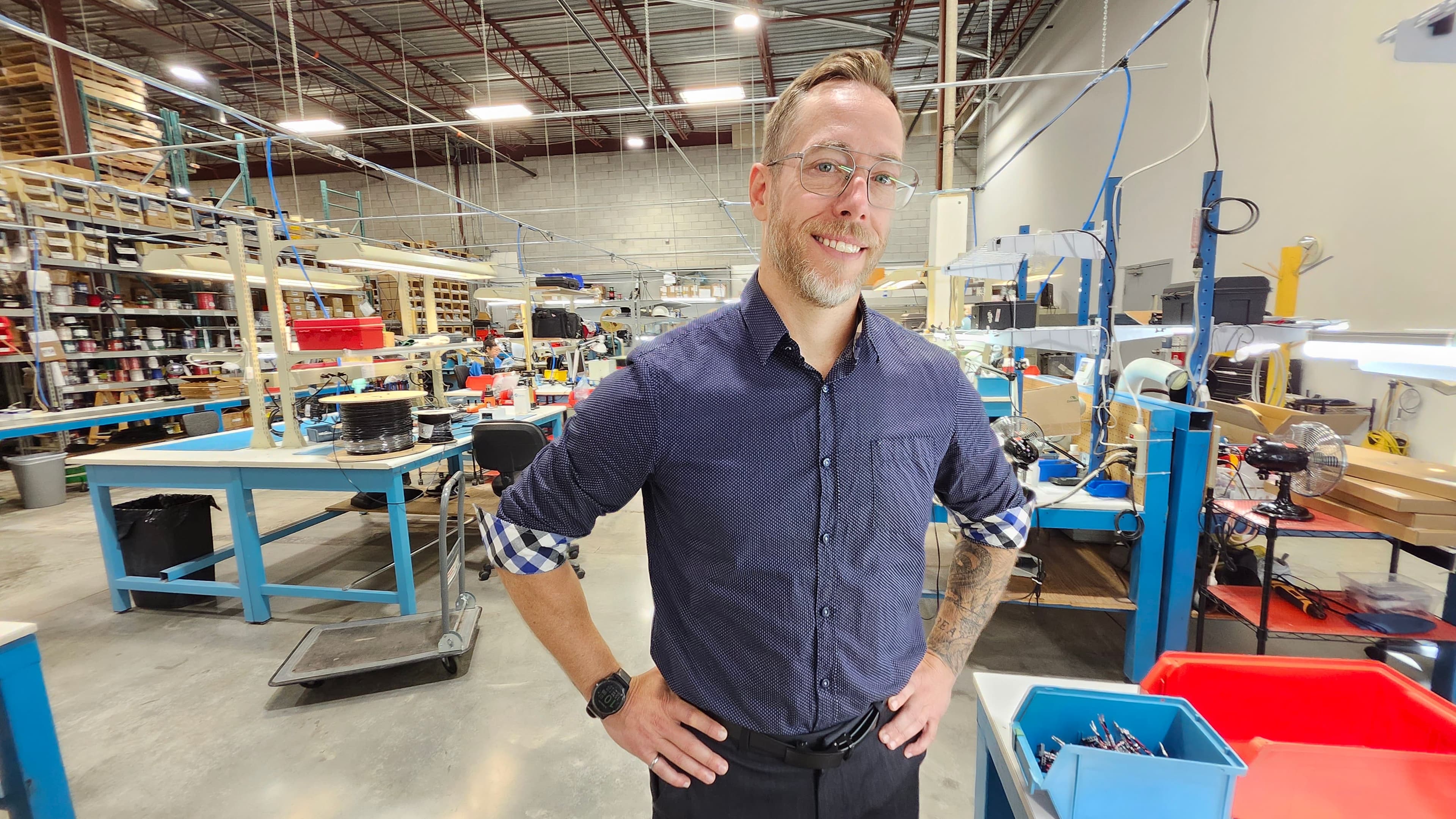 David Doiron, président de la PME de fabrication de câbles Instacable, à Laval, est fier d’avoir racheté cette entreprise pour éviter qu’elle ne passe aux mains d’intérêts américains.