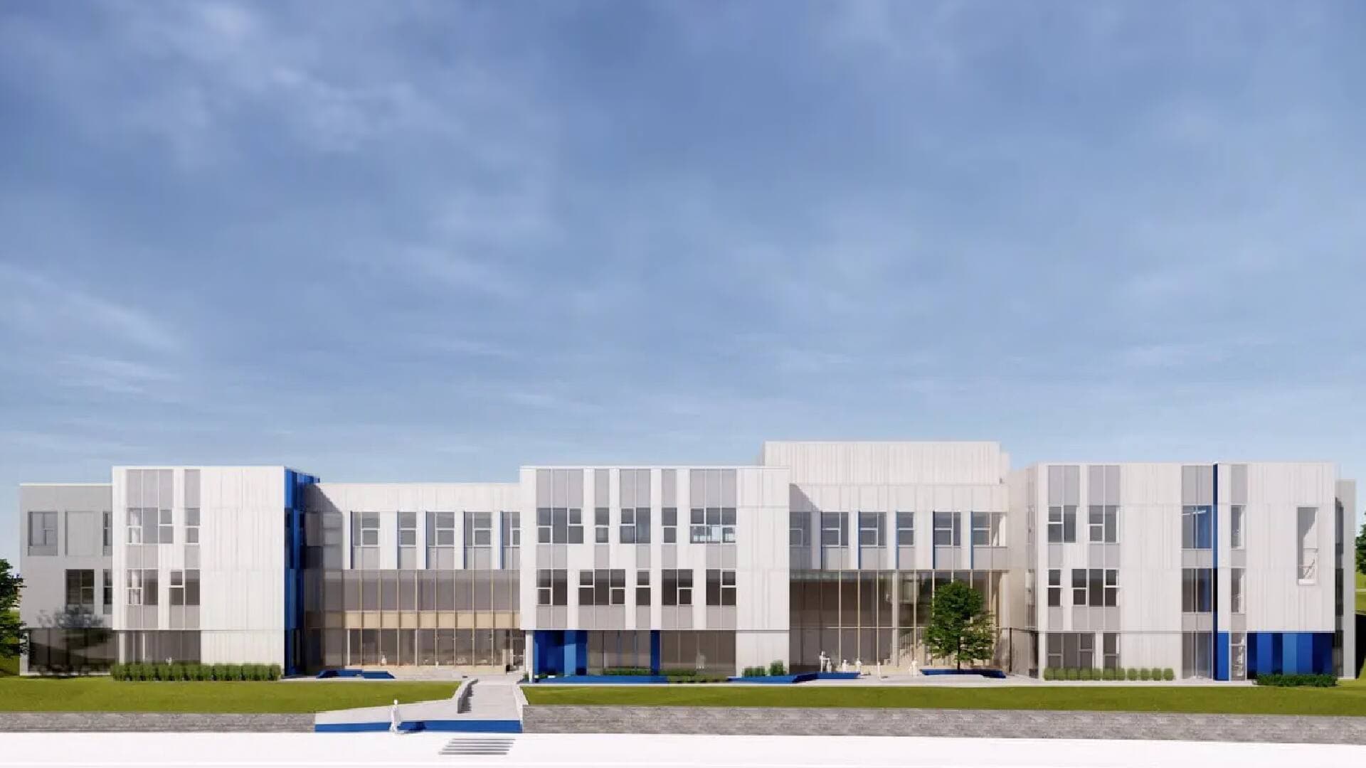 Le Centre de services scolaire de Charlevoix (CSSDC) a dévoilé la signature architecturale de la nouvelle école primaire Félix-Antoine-Savard à La Malbaie en juin 2021.