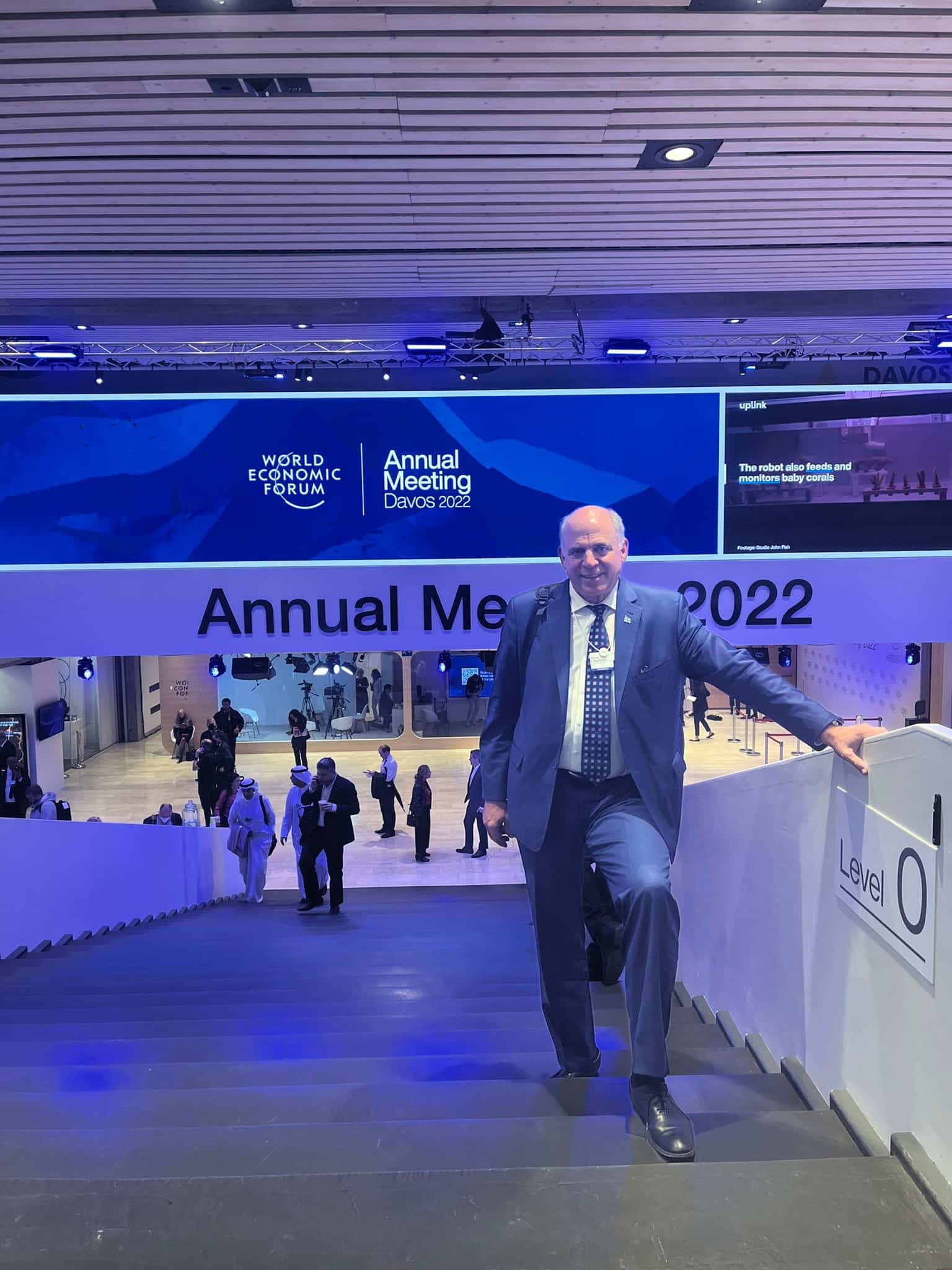Le ministre de l’Économie, Pierre Fitzgibbon, au sommet de Davos de mai 2022.