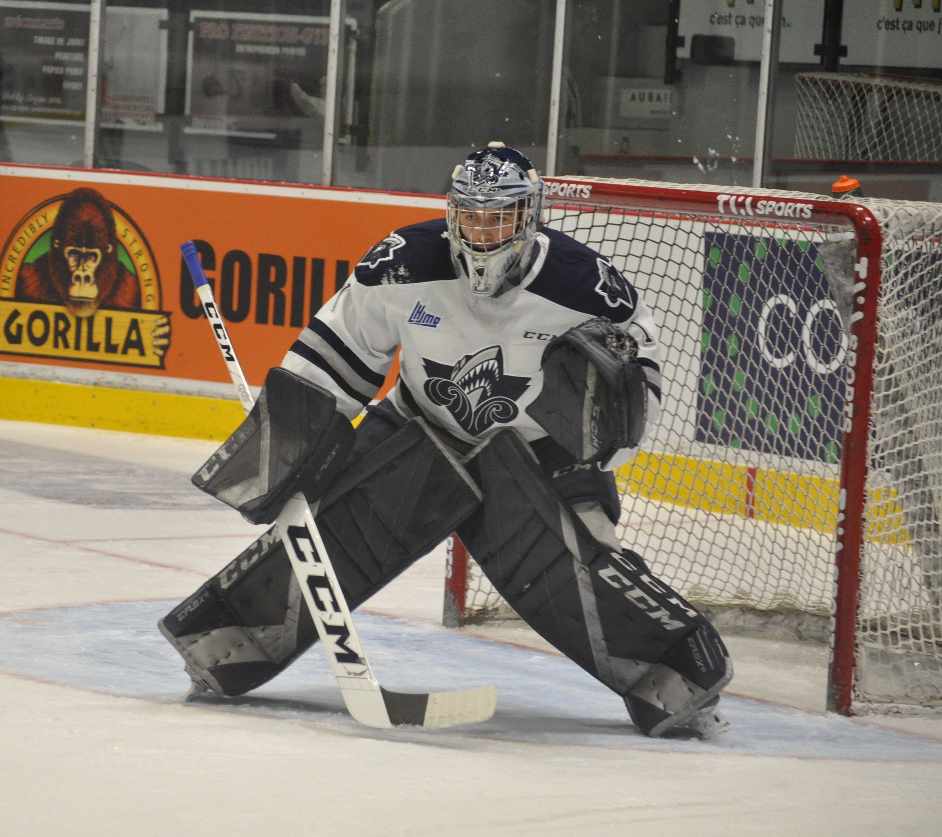 Gabriel Robert sera devant le filet de l’Océanic dimanche à Drummondville.
