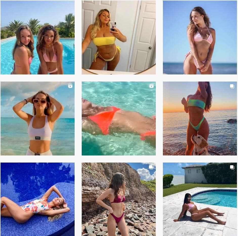 Capture d'écran Instagram @hoaka_swimwear