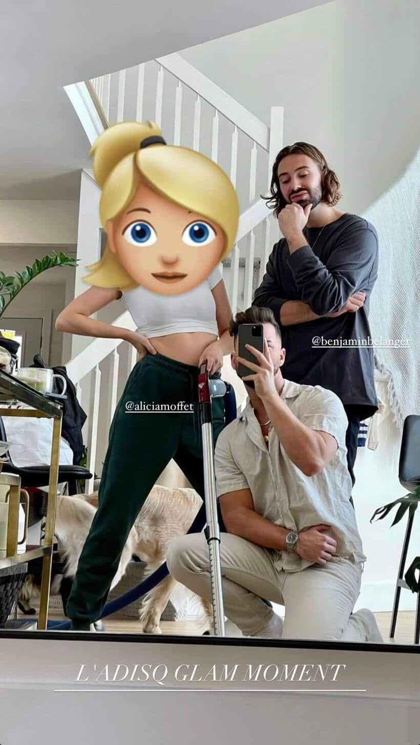 Capture d'écran Instagram