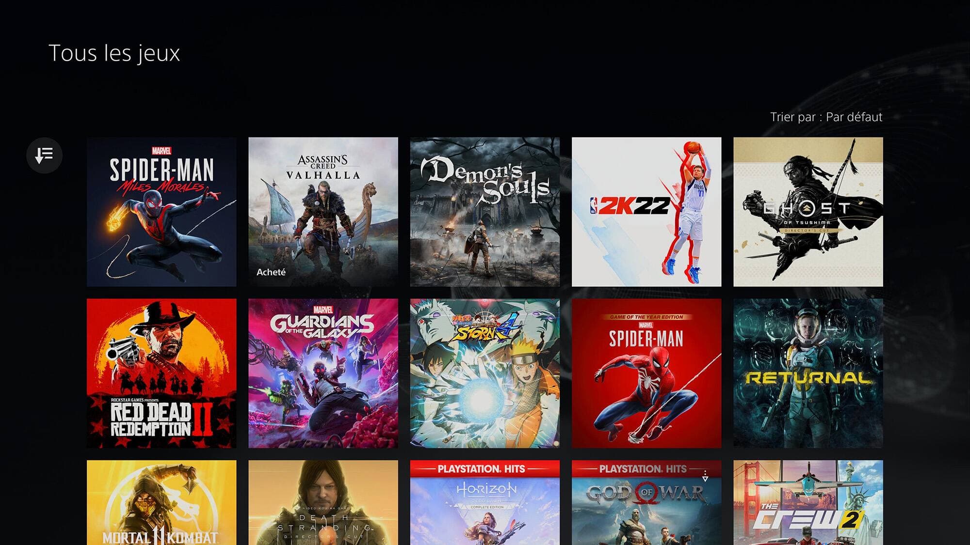 Quelques-uns des jeux à grand déploiement offerts avec le forfait PS Plus Extra.
