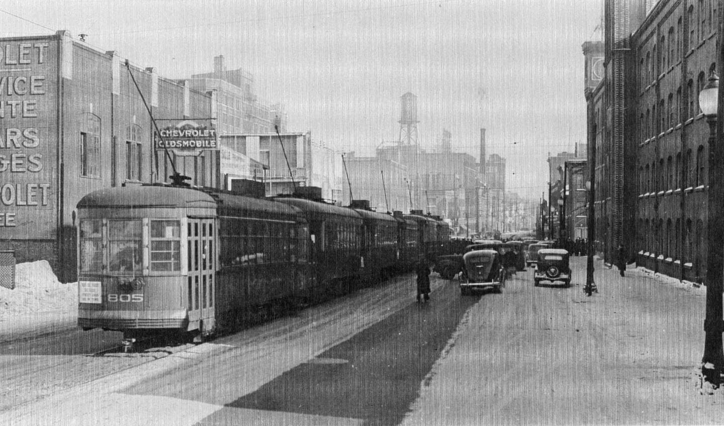Le tramway no 805