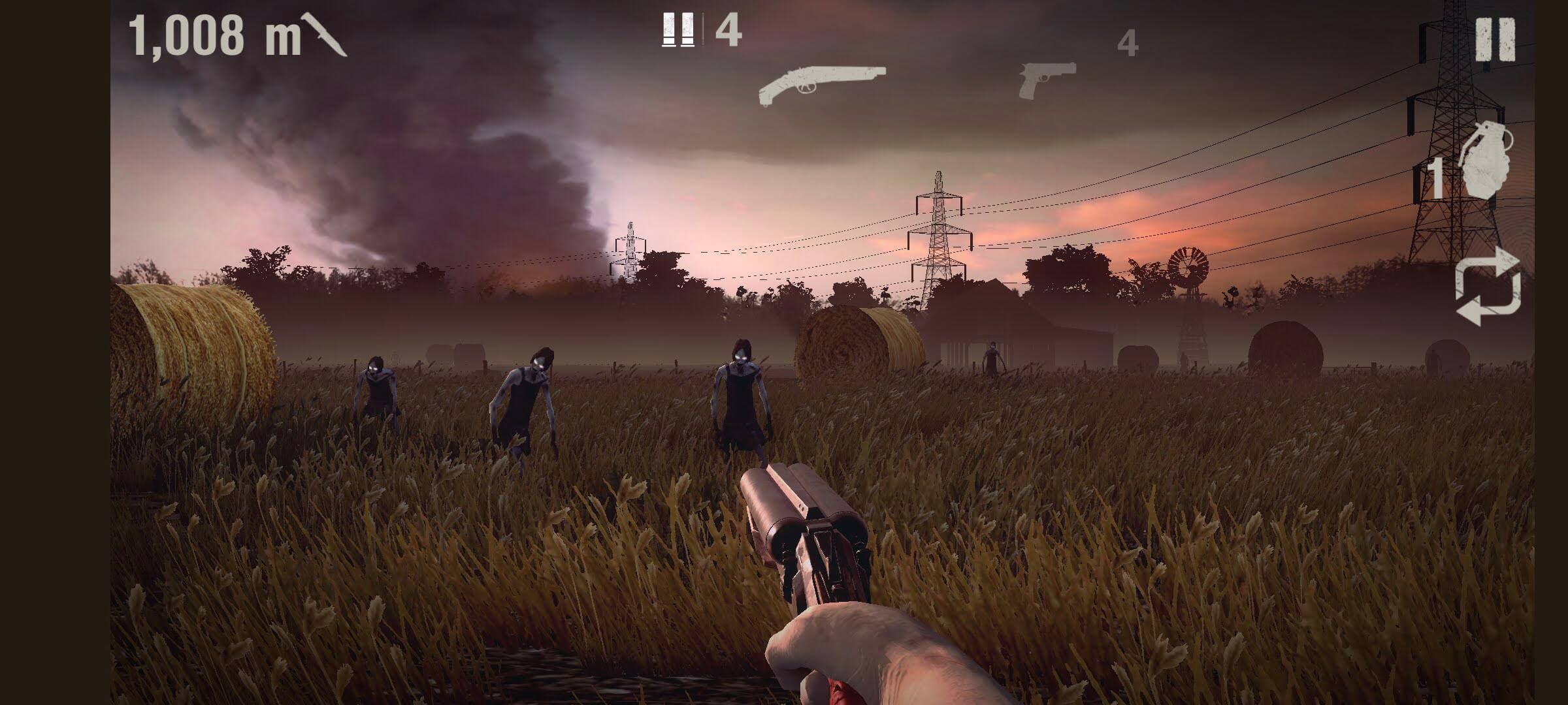 Le jeu mobile Into the Dead 2.