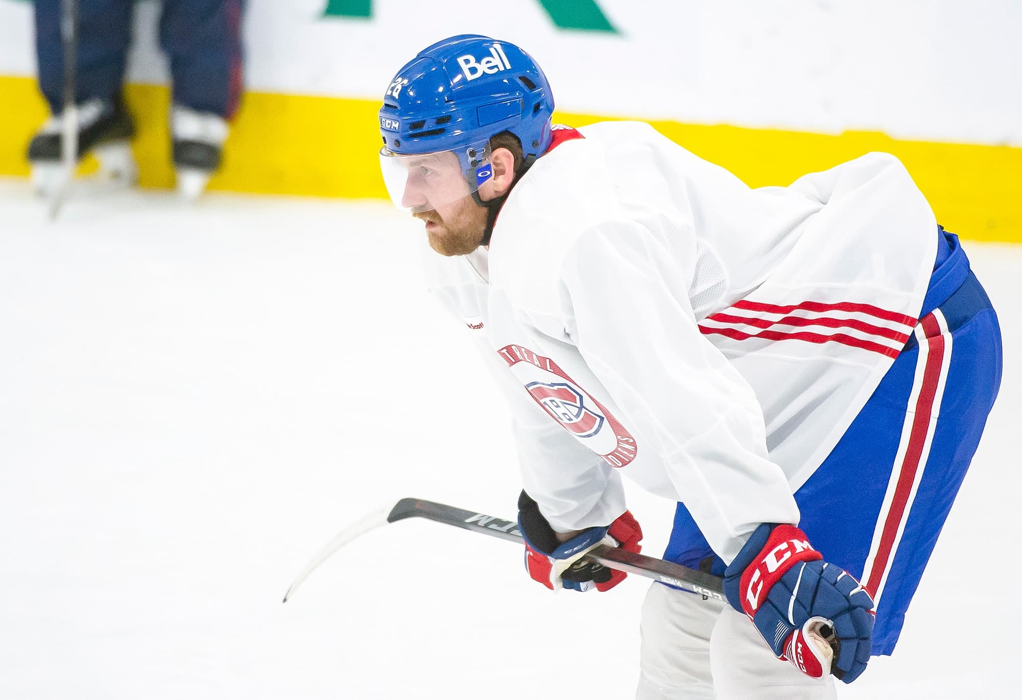 Jeff Petry a retrouvé ses coéquipiers sur la glace du centre d’entraînement à Brossard, mardi.