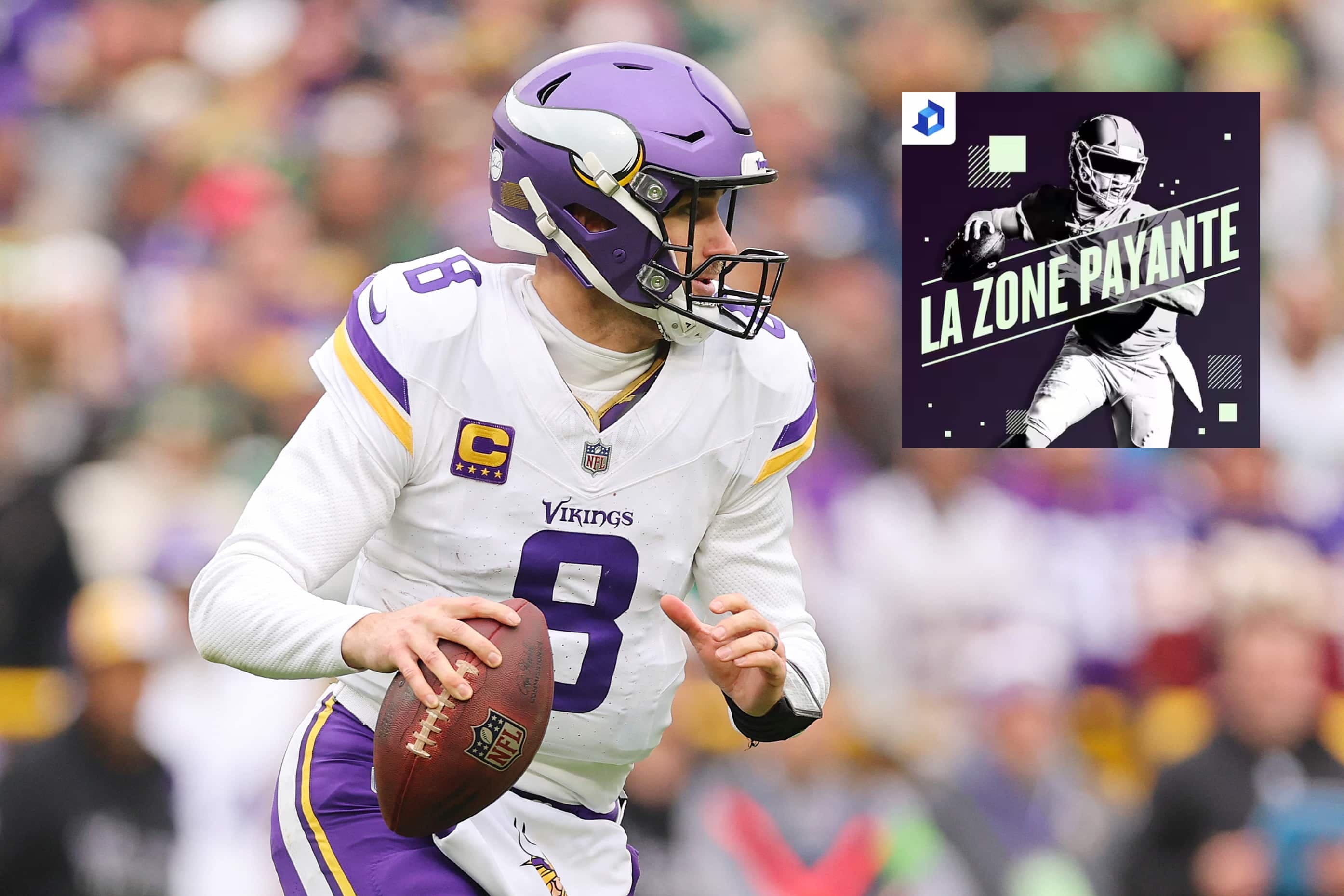 Le quart-arrière Kirk Cousins quitte les Vikings du Minnesota pour se joindre aux Falcons d'Atlanta.