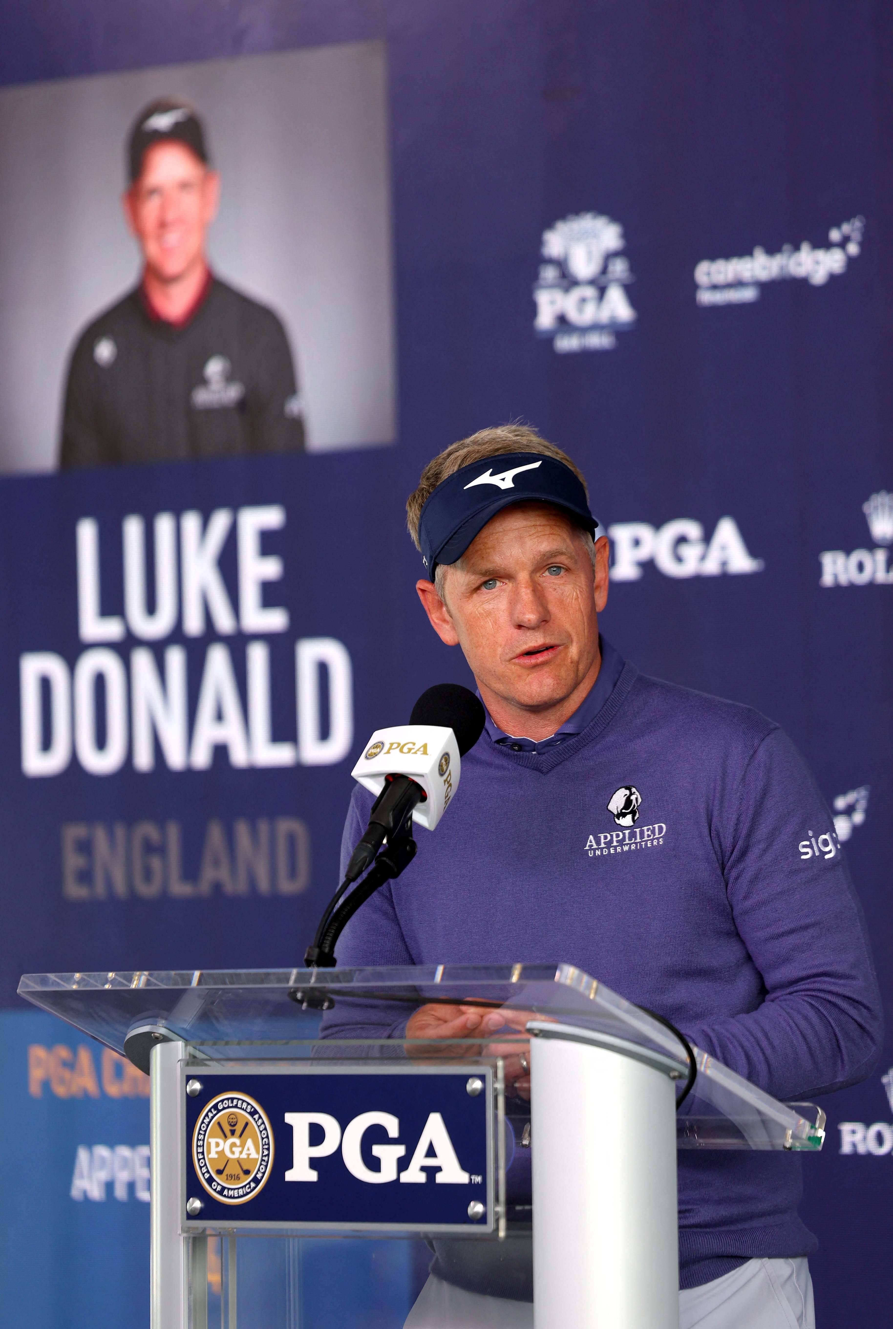 Le capitaine de la formation européenne à la coupe Ryder de 2023 en Italie, Luke Donald, discute des options s'offrant à lui pour former son équipe.