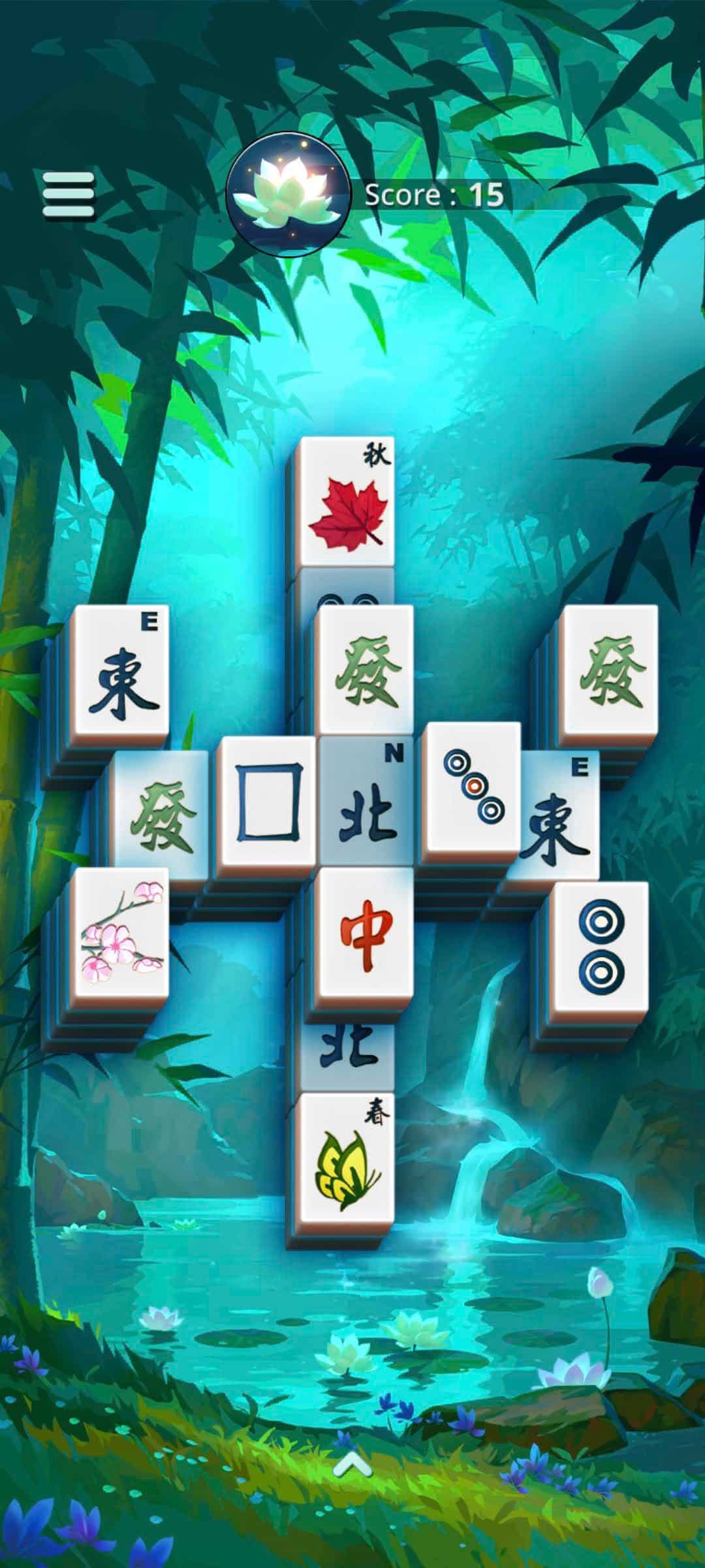 Le jeu mobile Mahjong Solitaire.