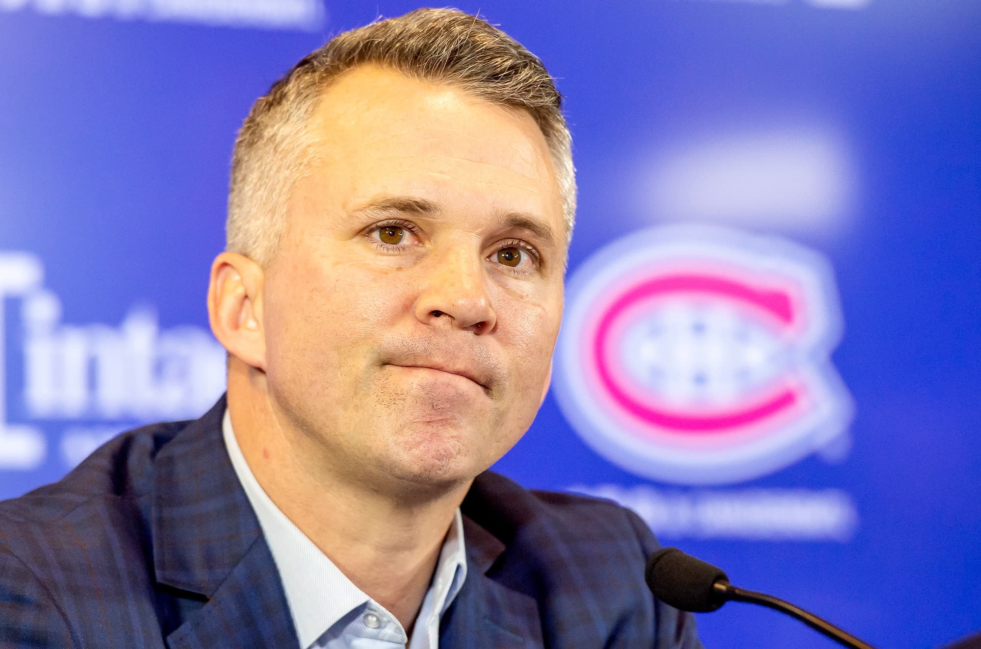 Tout au long de son point de presse, Martin St-Louis avait le même regard perçant et déterminé qu’il affichait comme joueur.