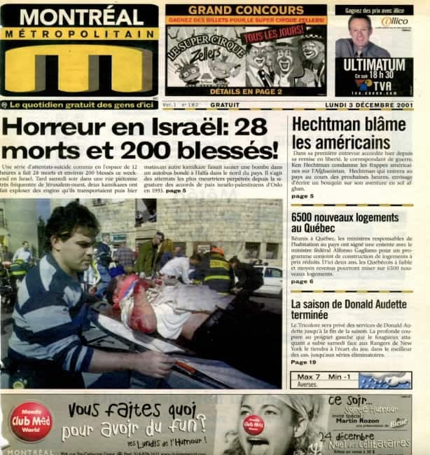 Le Montréal Métropolitain, ancêtre du 24 heures.