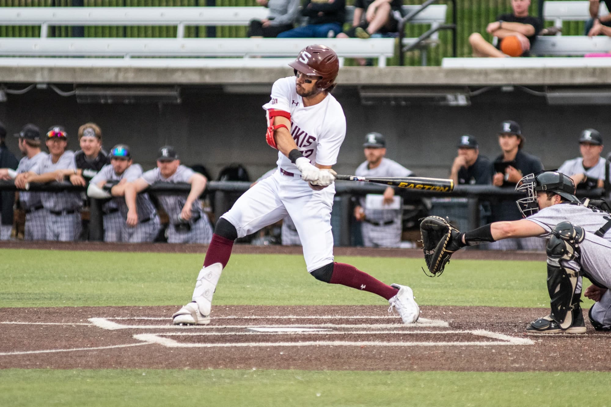 Pier-Olivier Boucher, à l'époque où il évoluait avec le club de la Southern Illinois University, dans la NCAA.