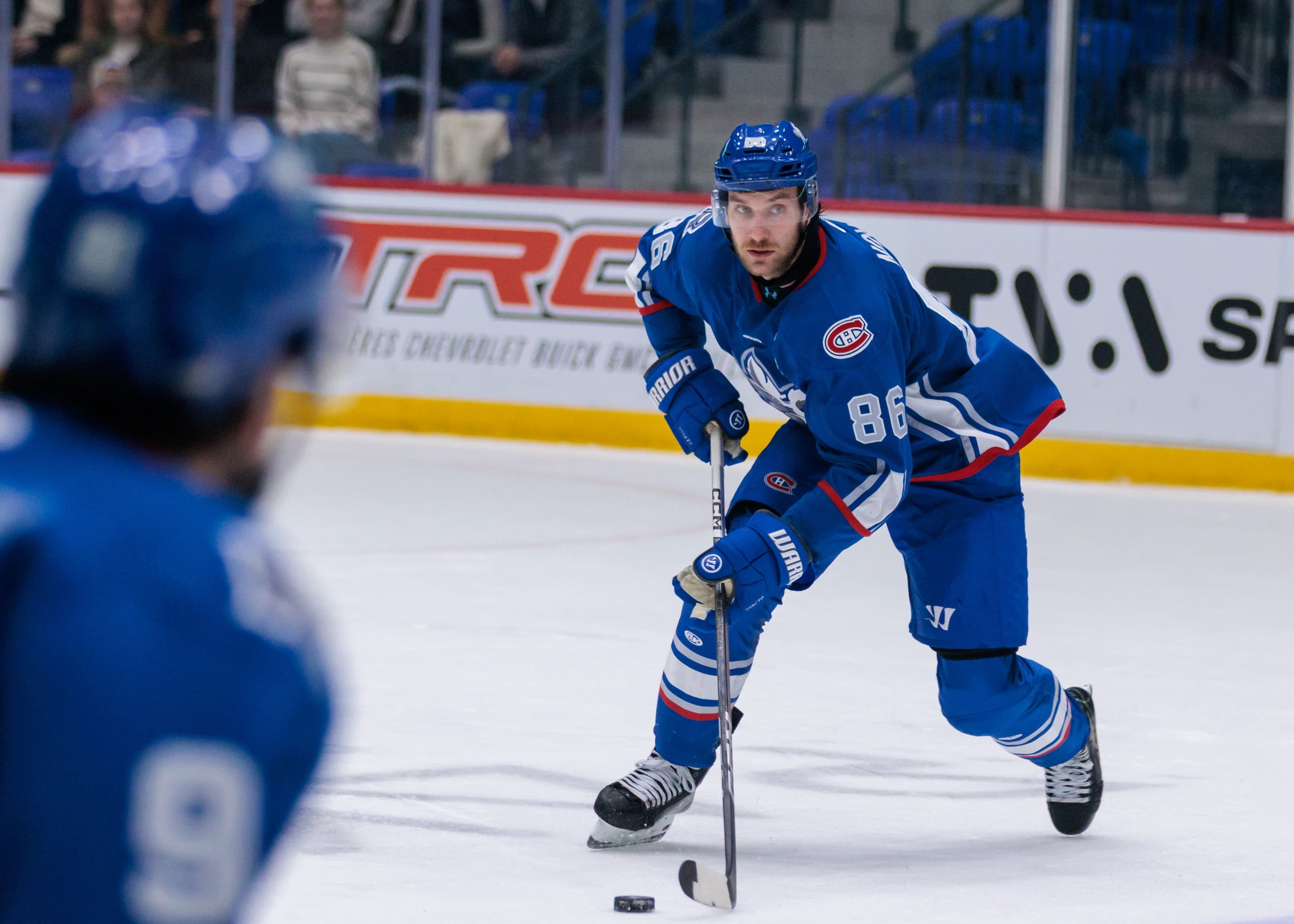 Jakov Novak, attaquant des Lions de Trois-Rivières, a été nommé le joueur par excellence de la semaine dans la ECHL pour la période du 30 décembre 2024 au 5 janvier 2025.