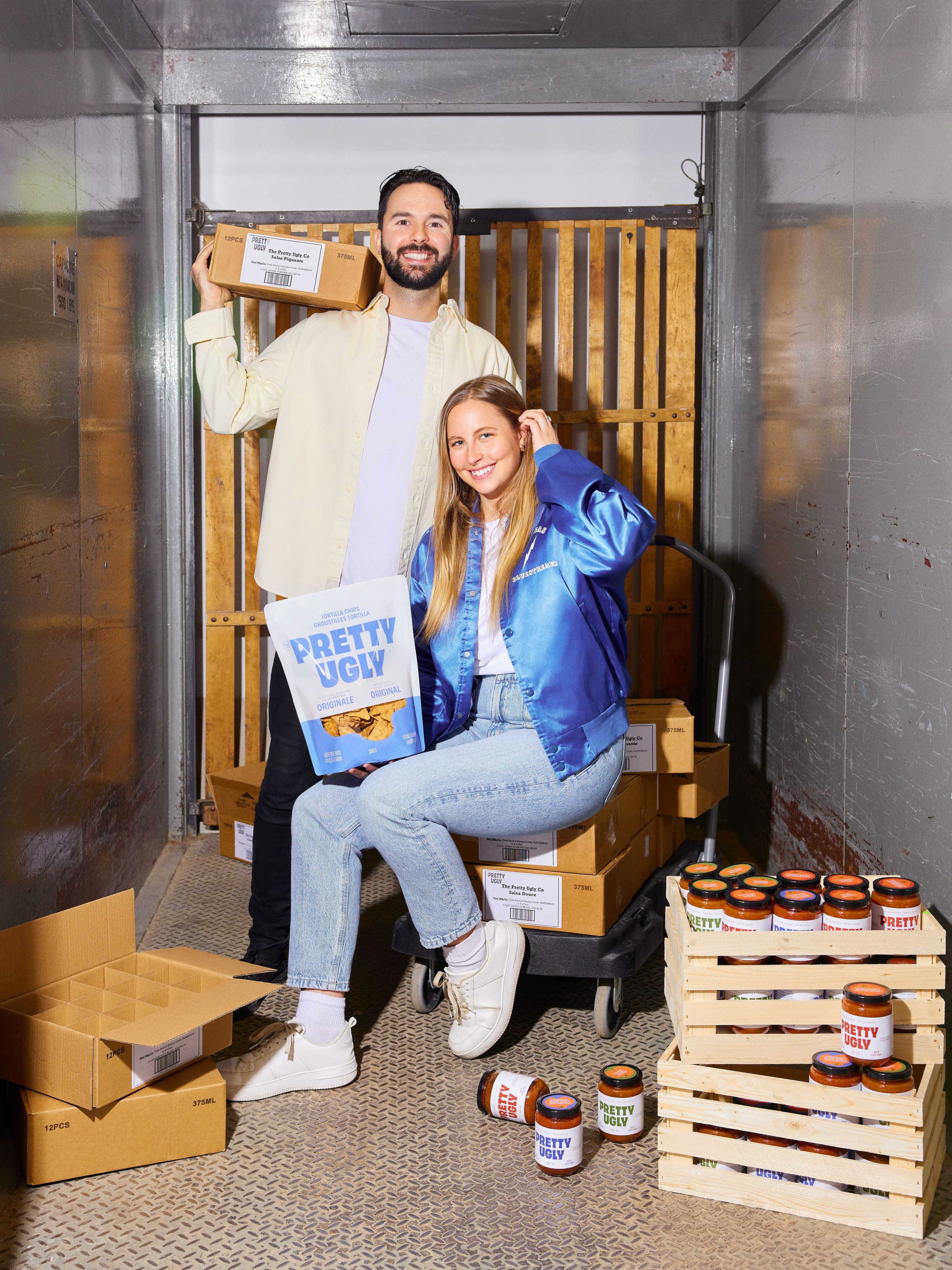 Pierre-Olivier Gendron et Lysanne Bourret, copropriétaires de Pretty Ugly, vont faire 16% de leur chiffre d’affaires annuel dans les prochains jours.