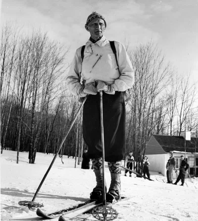 Le skieur de légende Jackrabbit