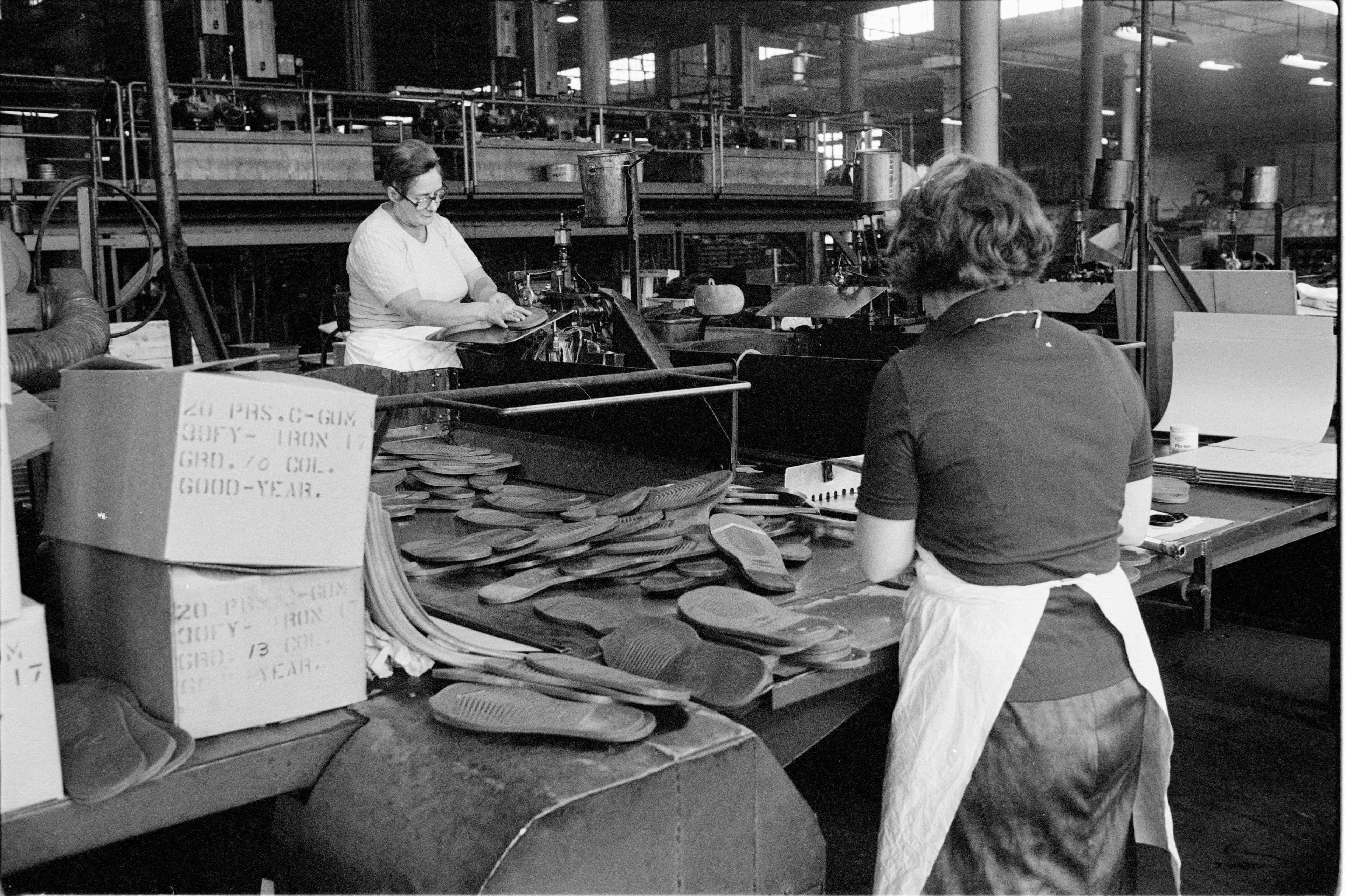 Usine Goodyear à Québec, 3 août 1977.